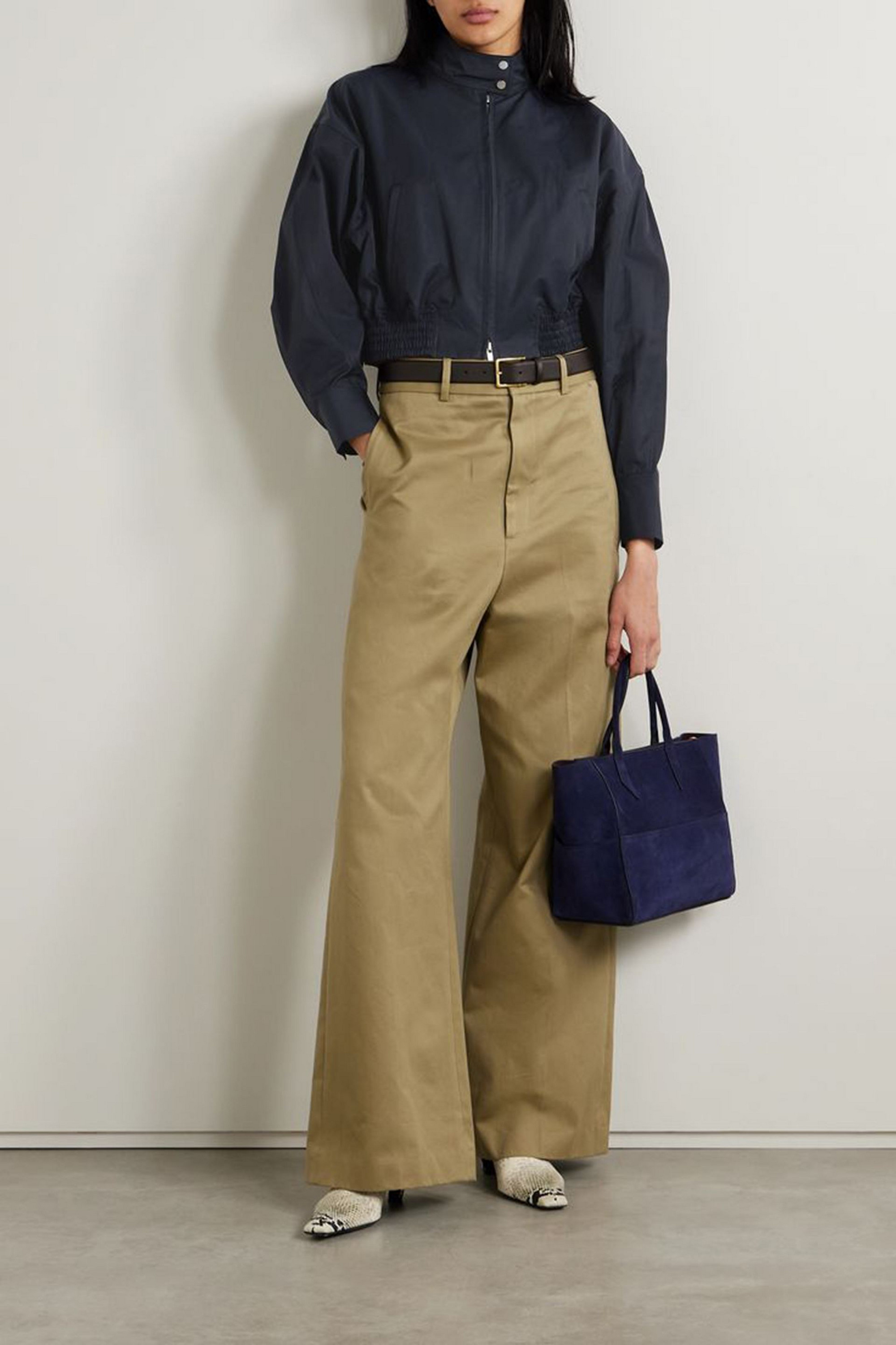 A.L.C. Elliot cropped cotton-blend shell jacket