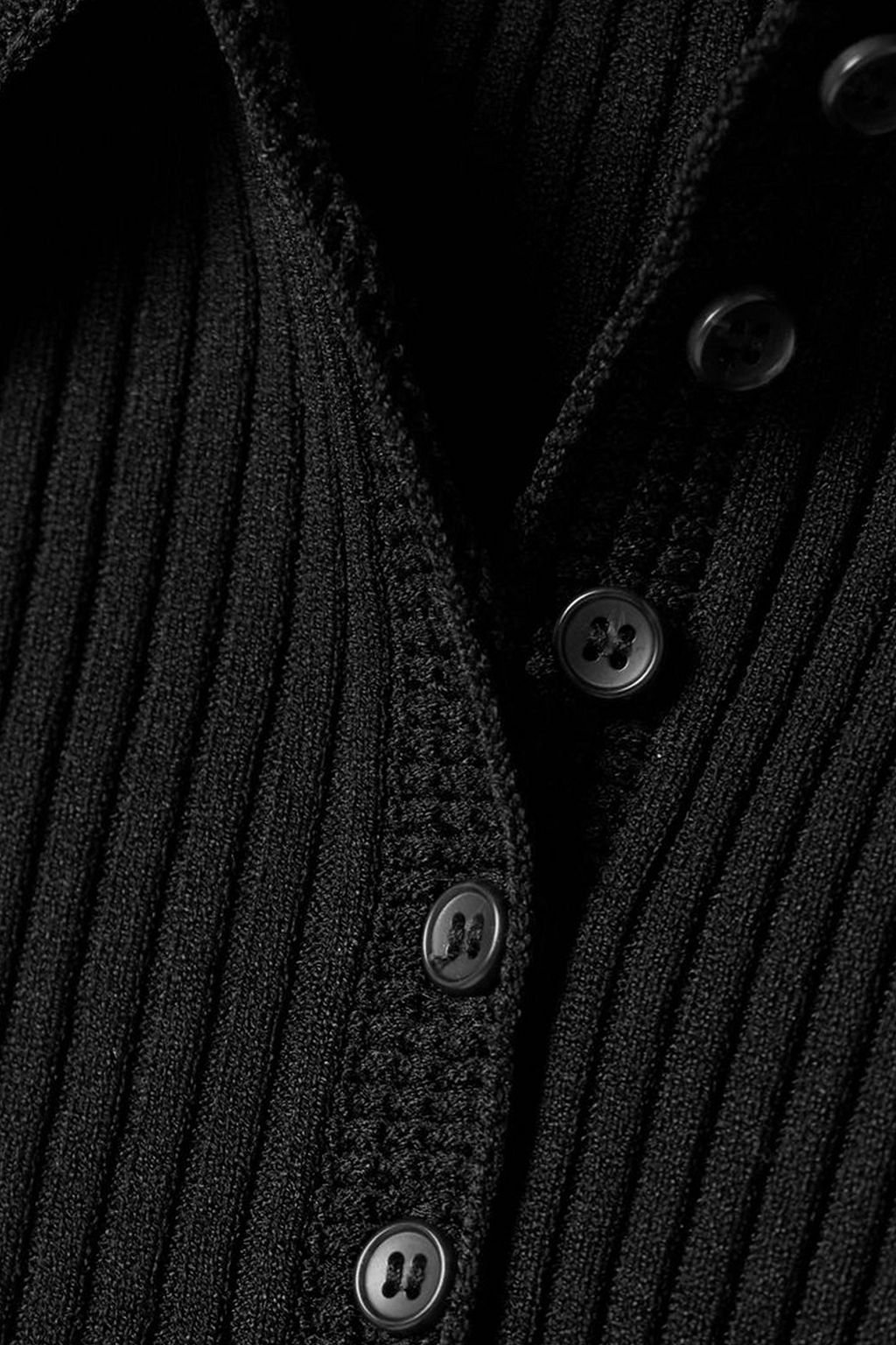A.L.C. Sydney striped ribbed-knit polo shirt