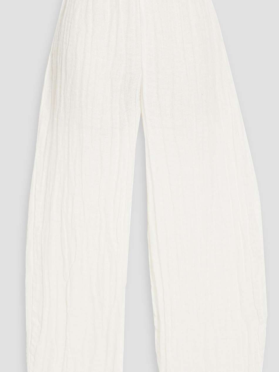 mikele linen-gauze tapered pants