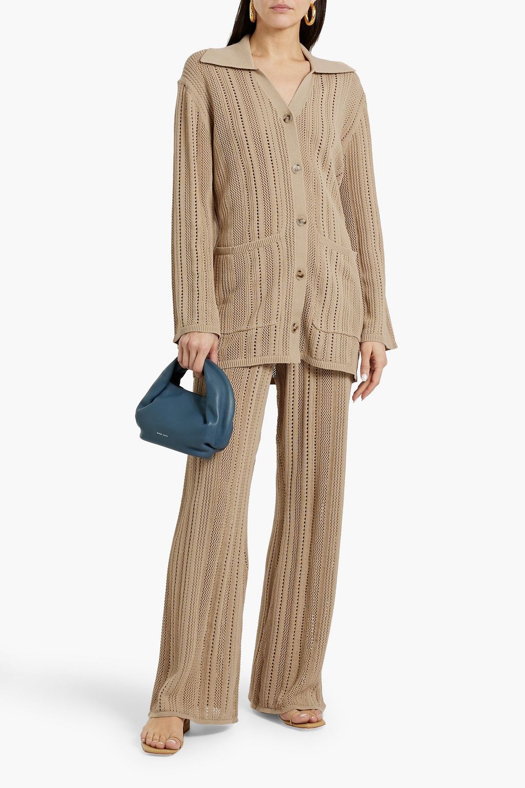 BY MALENE BIRGER كارديغان "سامينا" من مزيج من القطن بحبكة بوانتيل