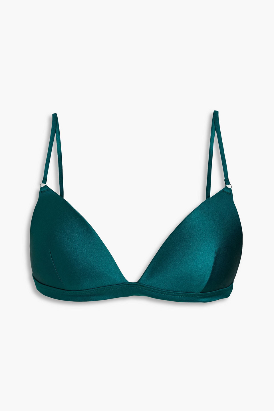 Zimmermann Triangle Bikini Top In Teal