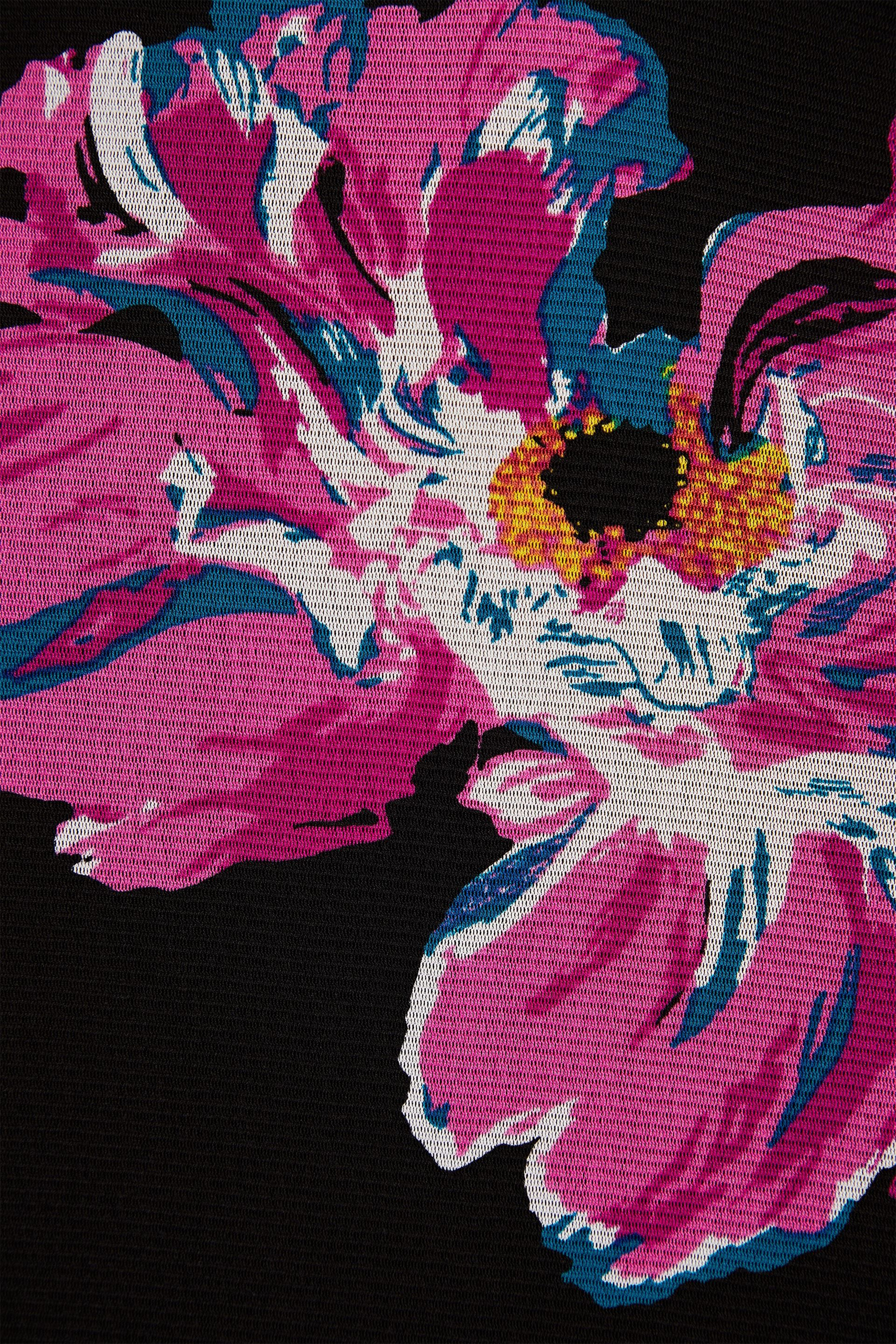 Diane von Furstenberg Darlene reversible printed stretch-mesh midi skirt thumbnail