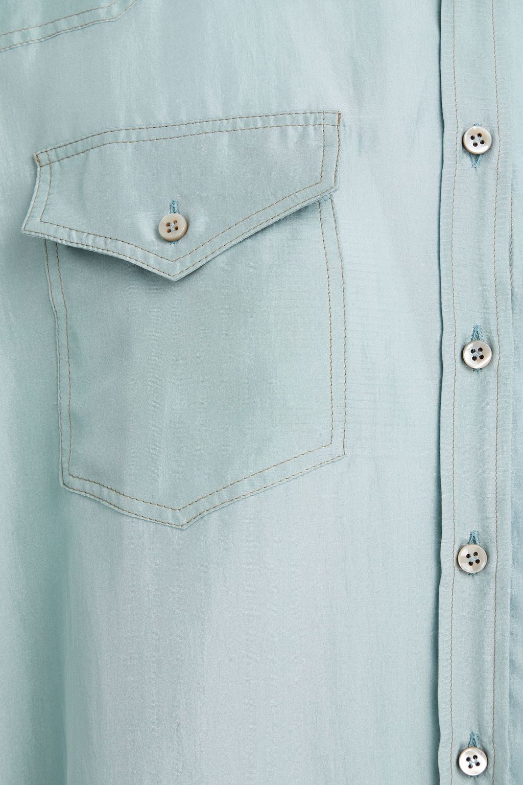 BRUNELLO CUCINELLI Silk crepe de chine shirt