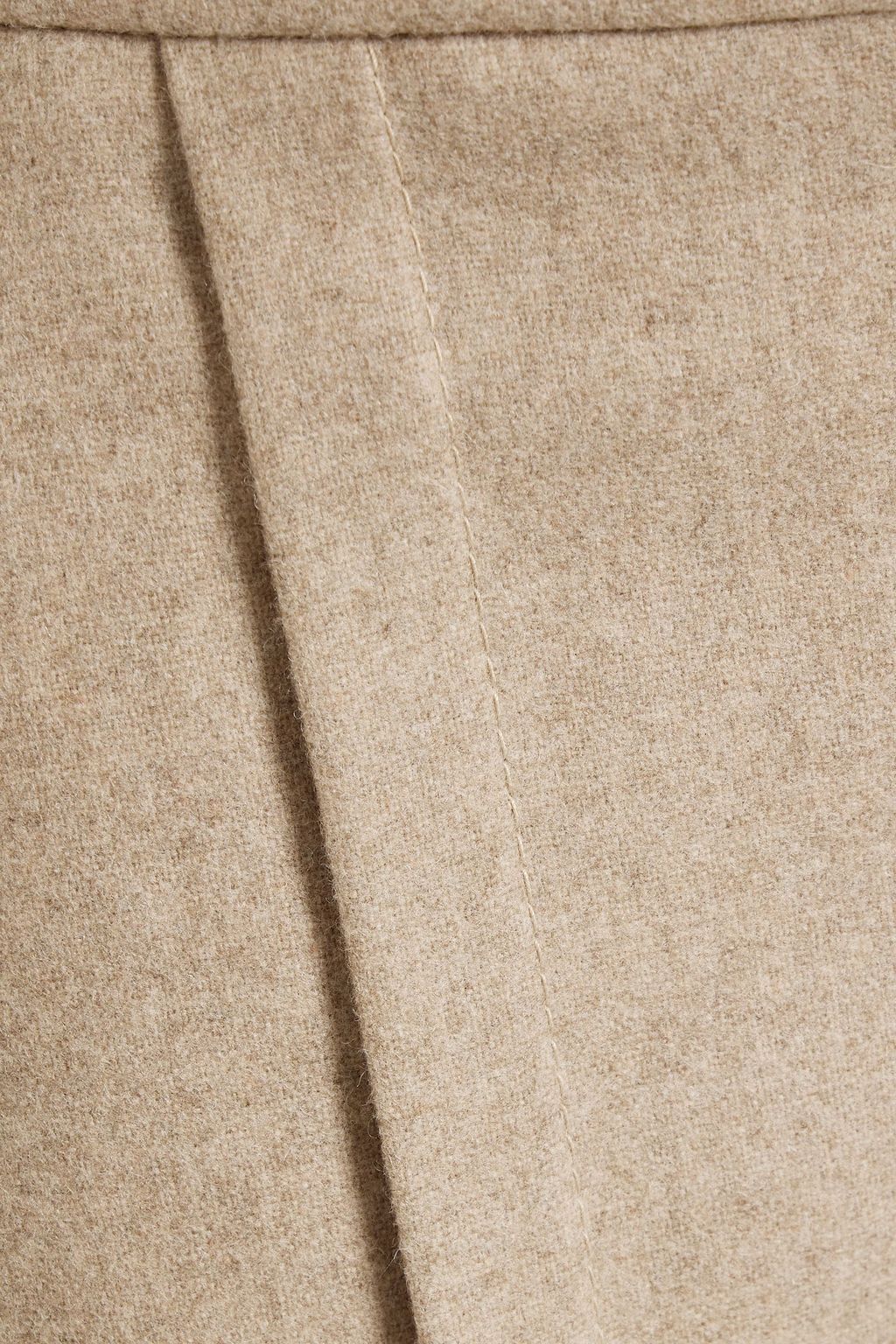 BRUNELLO CUCINELLI Cropped wool-felt tapered pants