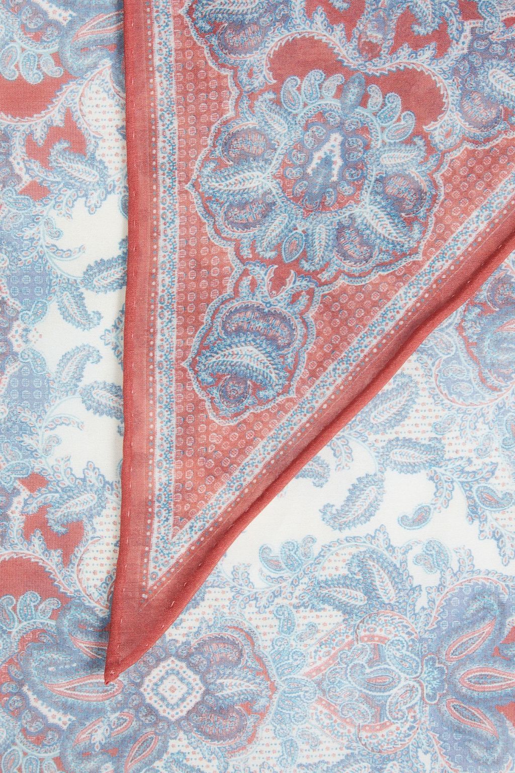 ZIMMERMANN Schal aus einer Baumwoll-Seidenmischung mit floralem Print