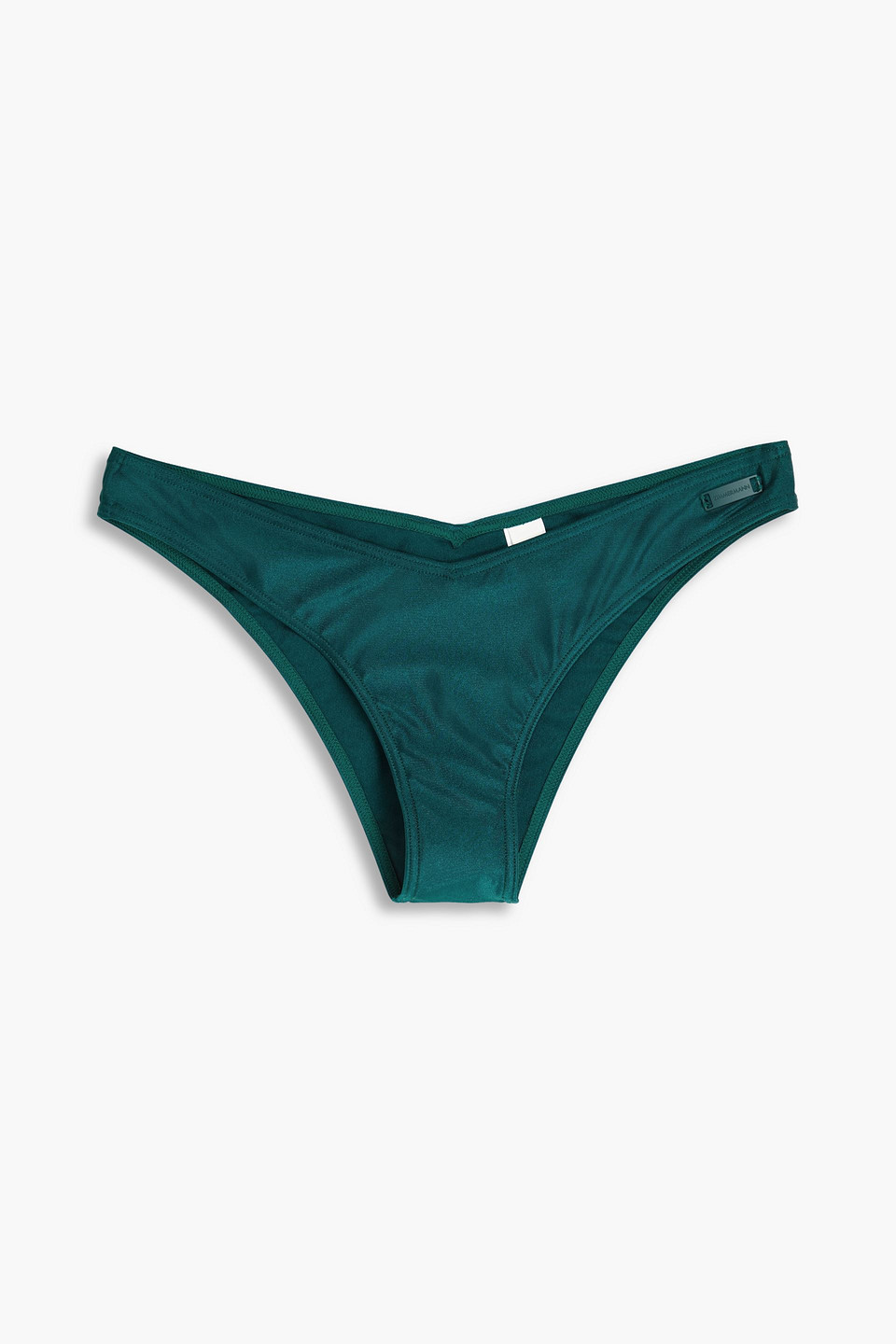 Zimmermann Mid-rise Bikini Briefs In Petrol