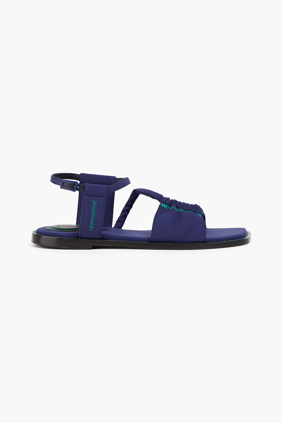 Zimmermann Shell Sandals In Blue