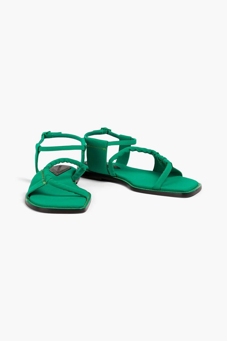 Shop Zimmermann Shell Sandals In Jade