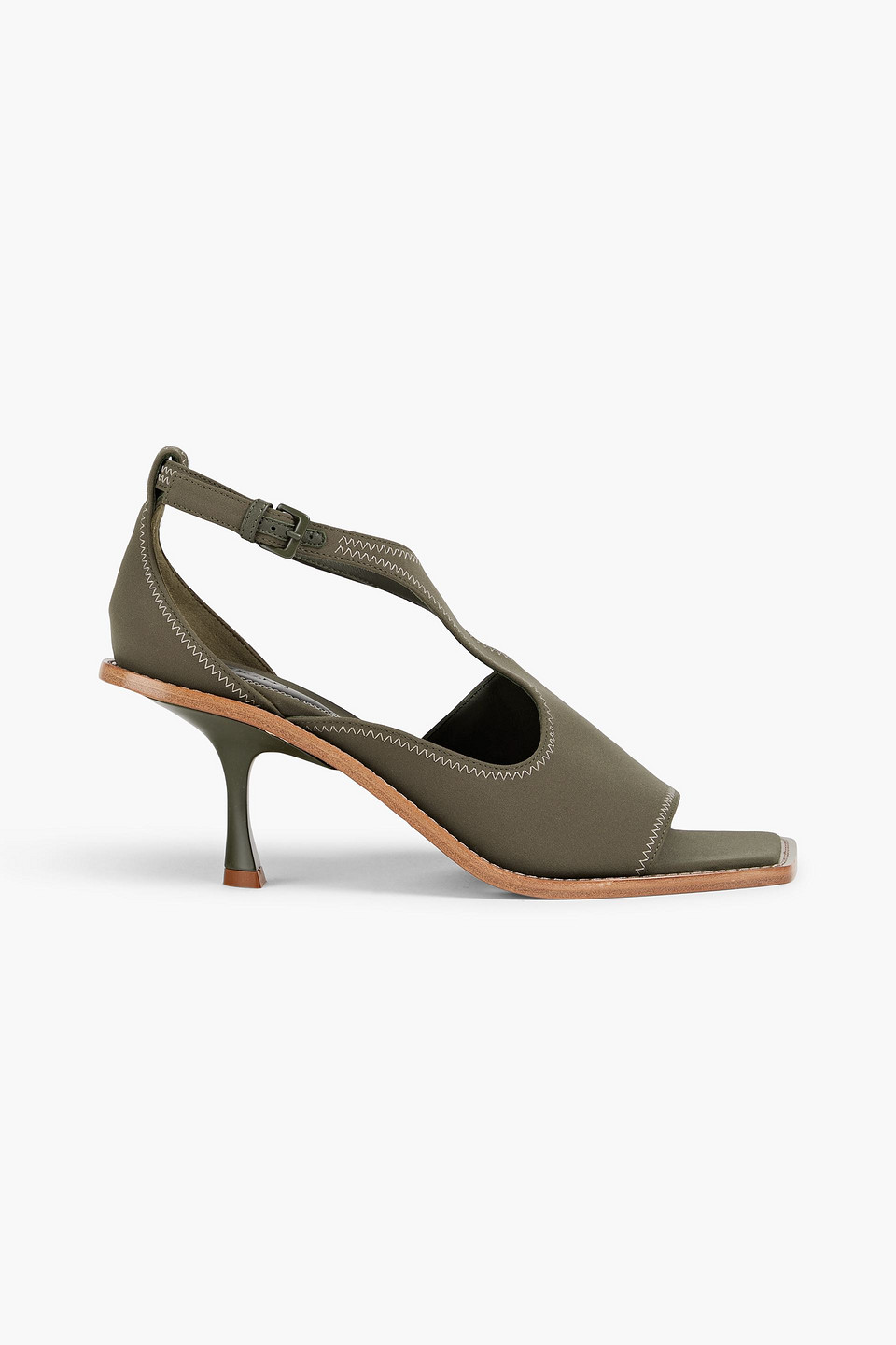 Zimmermann Sandalen Aus Shell In Army Green