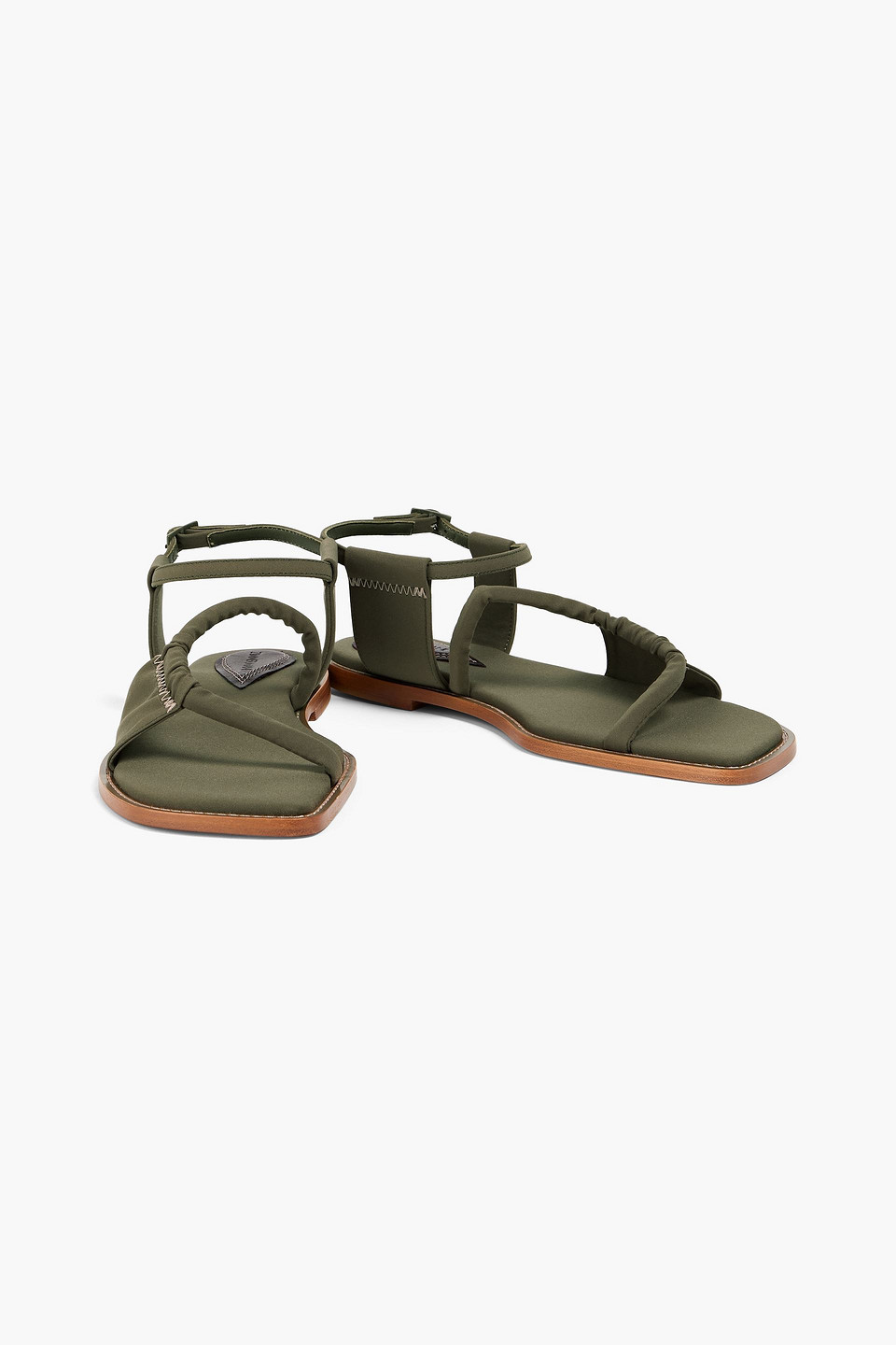 Shop Zimmermann Scuba Sandals In Army Green