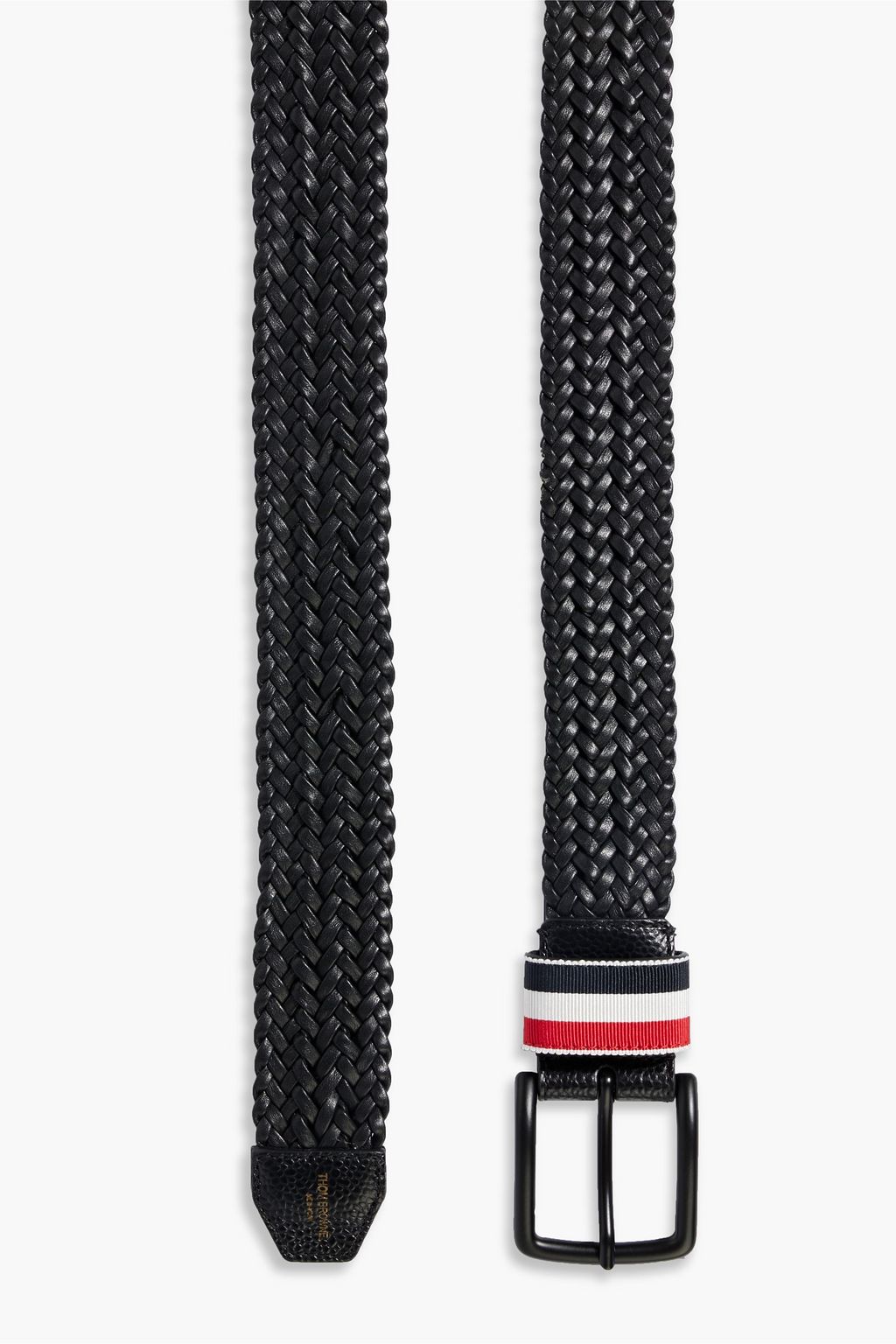 THOM BROWNE Braided leather belt