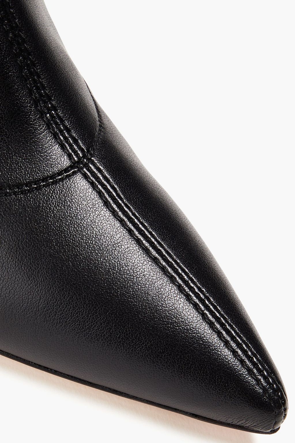 GIANVITO ROSSI Buckled faux leather over-the-knee boots