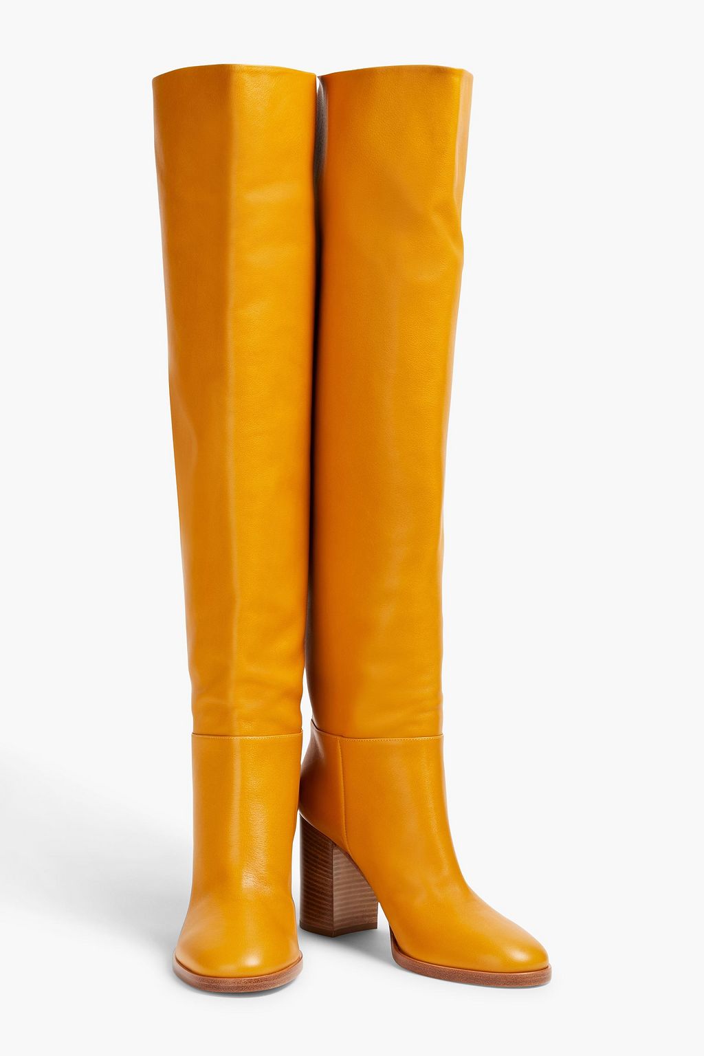 GIANVITO ROSSI Leather over-the-knee boots