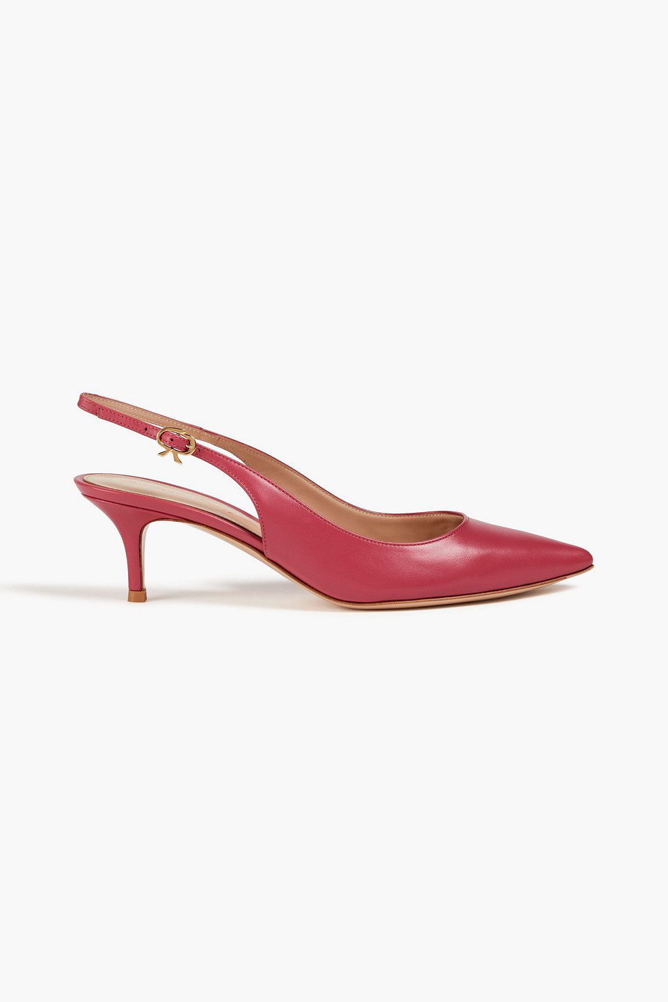 Ribbon 55 leather slingback pumps
