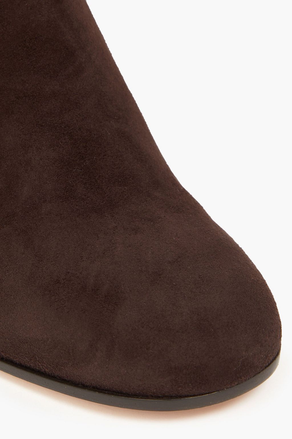 GIANVITO ROSSI Buckled suede ankle boots