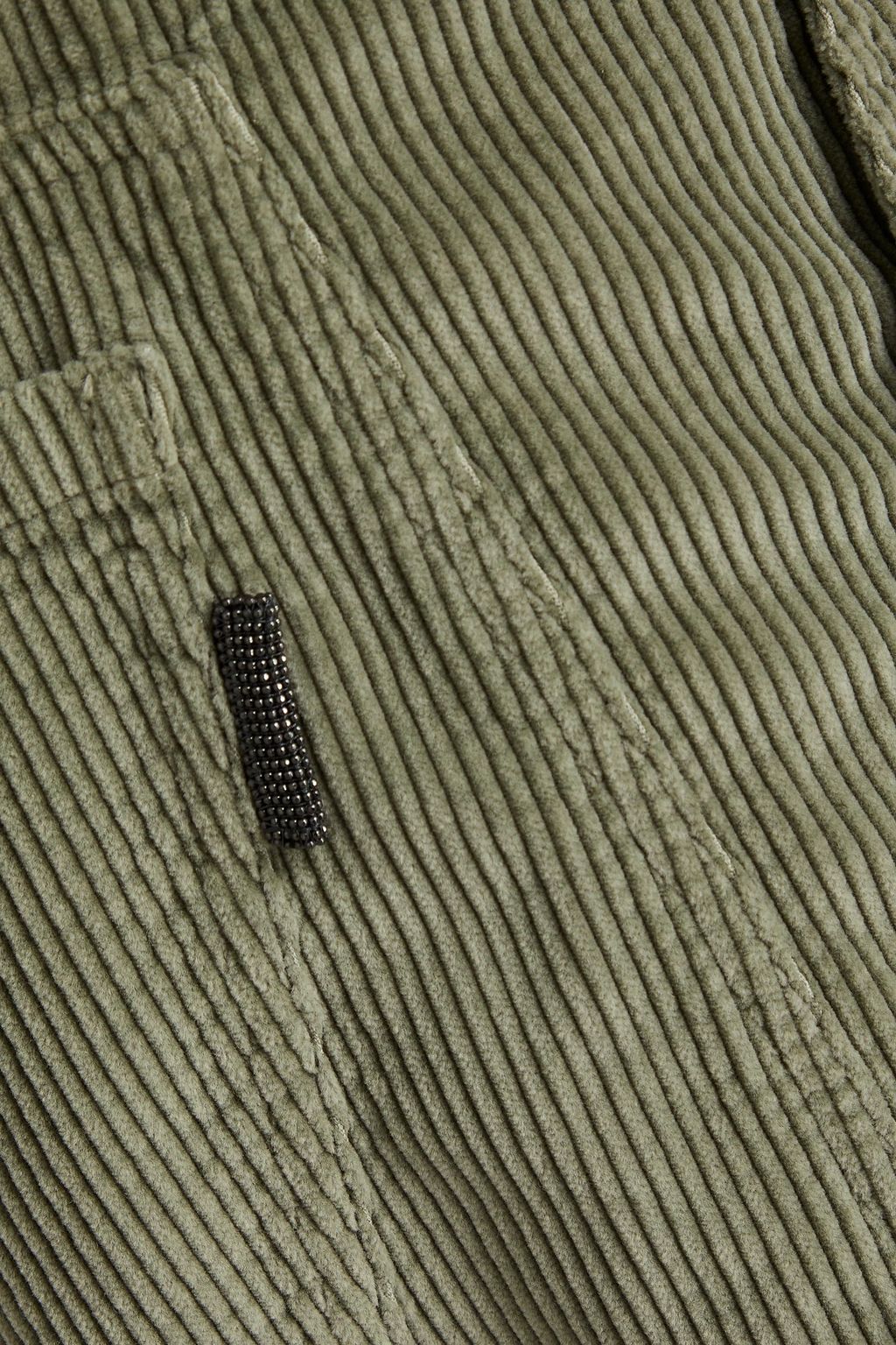 BRUNELLO CUCINELLI コットンコーデュロイ ストレートレッグパンツ