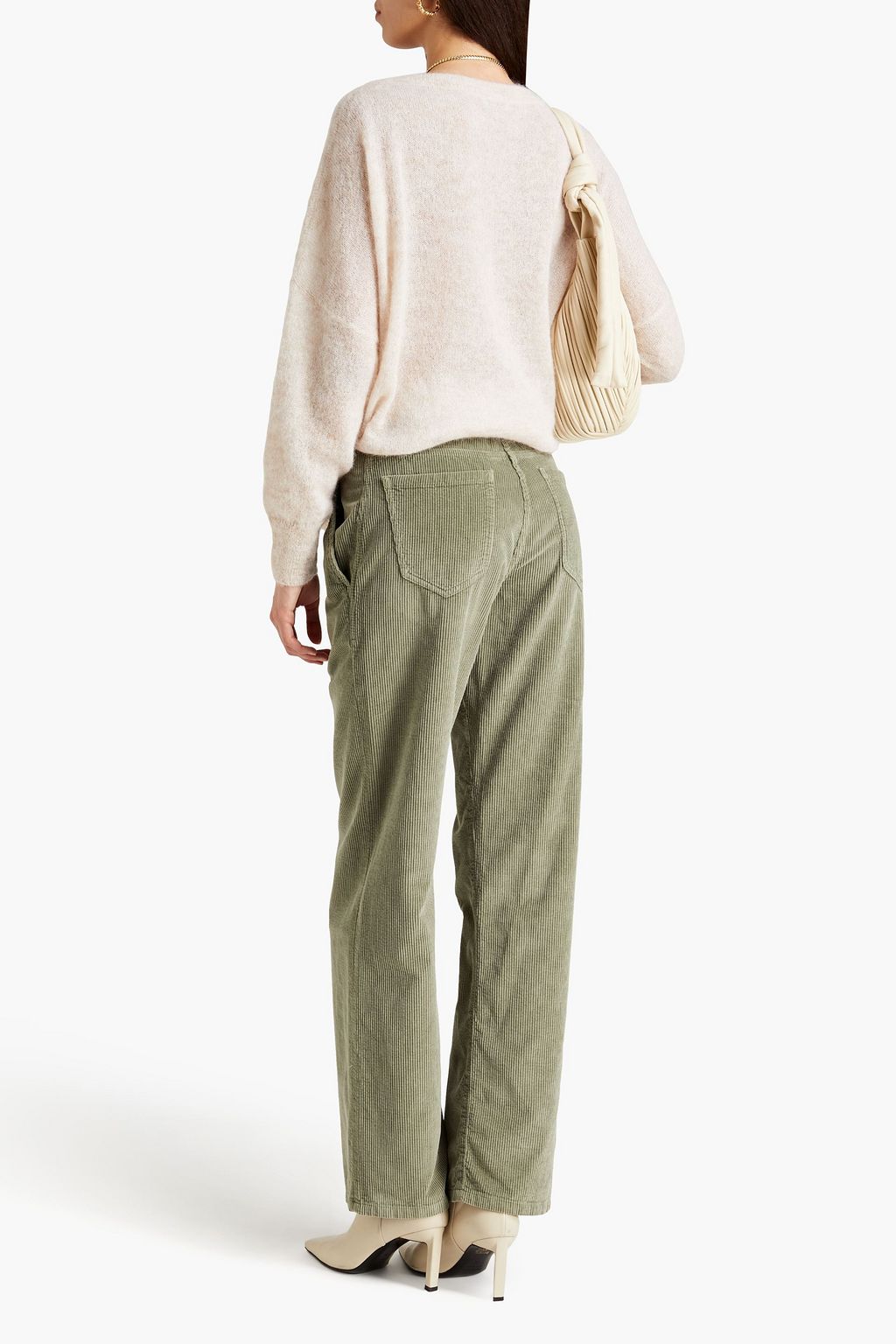 BRUNELLO CUCINELLI コットンコーデュロイ ストレートレッグパンツ