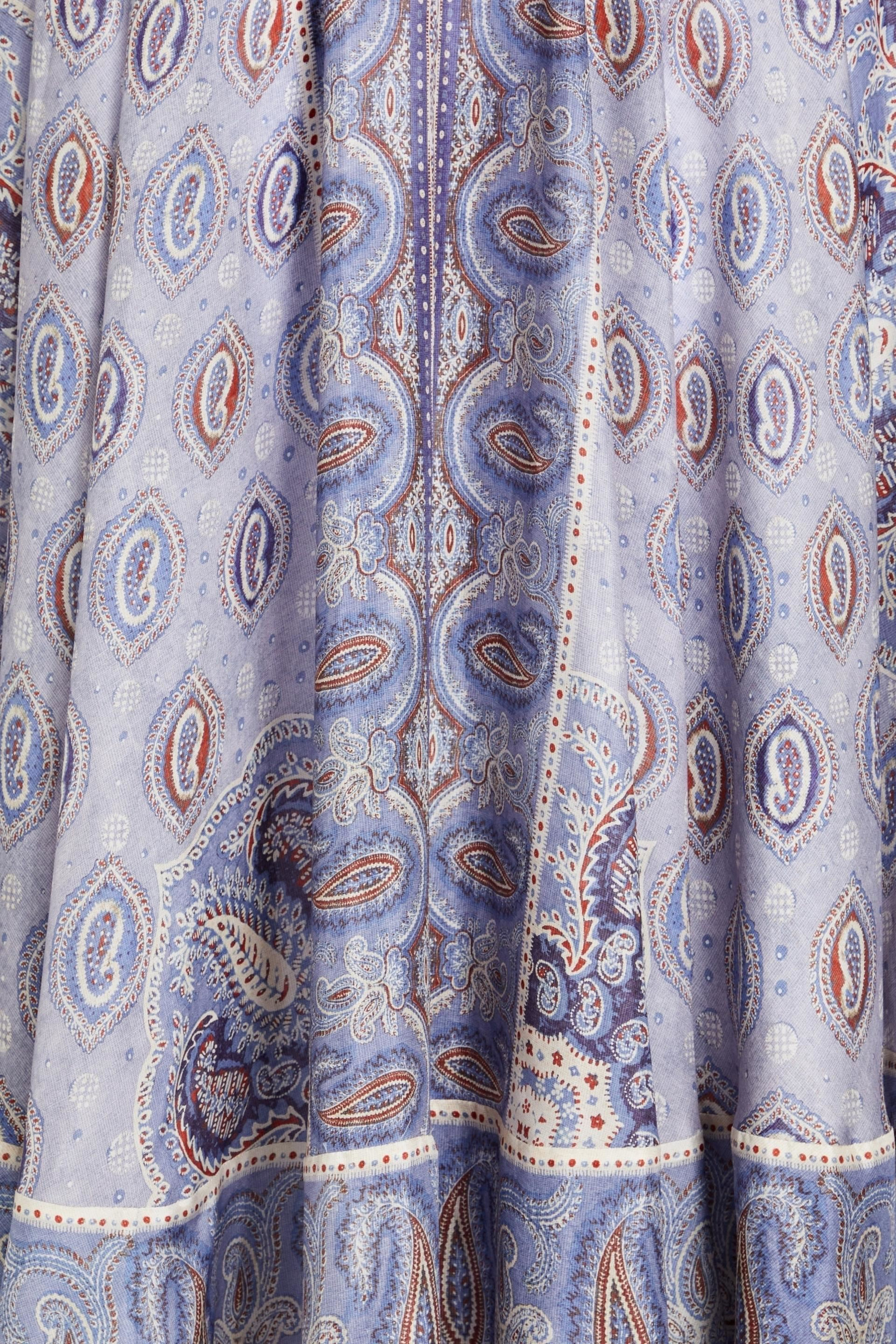 Zimmermann Paisley-print silk crepe de chine midi skirt thumbnail