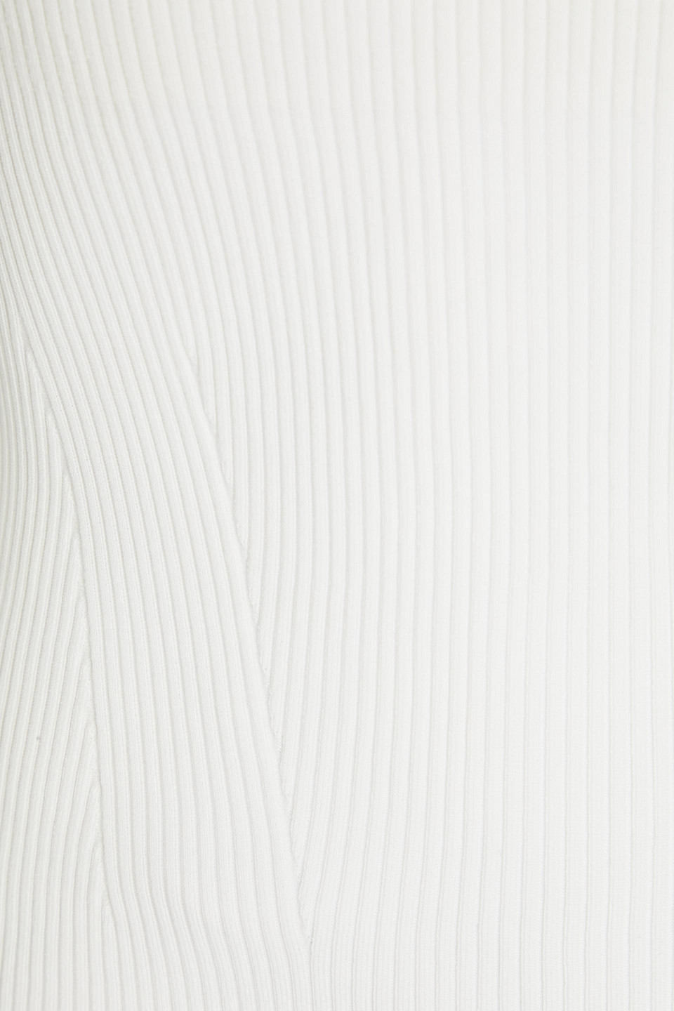 Zimmermann Strapless Ribbed-knit Top In Weiss