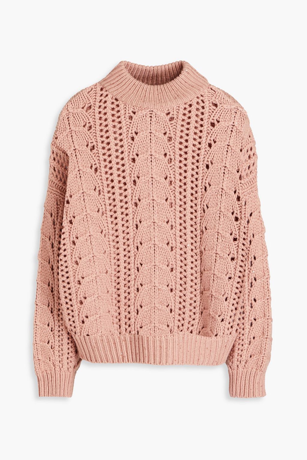 Silk hotsell blend turtleneck