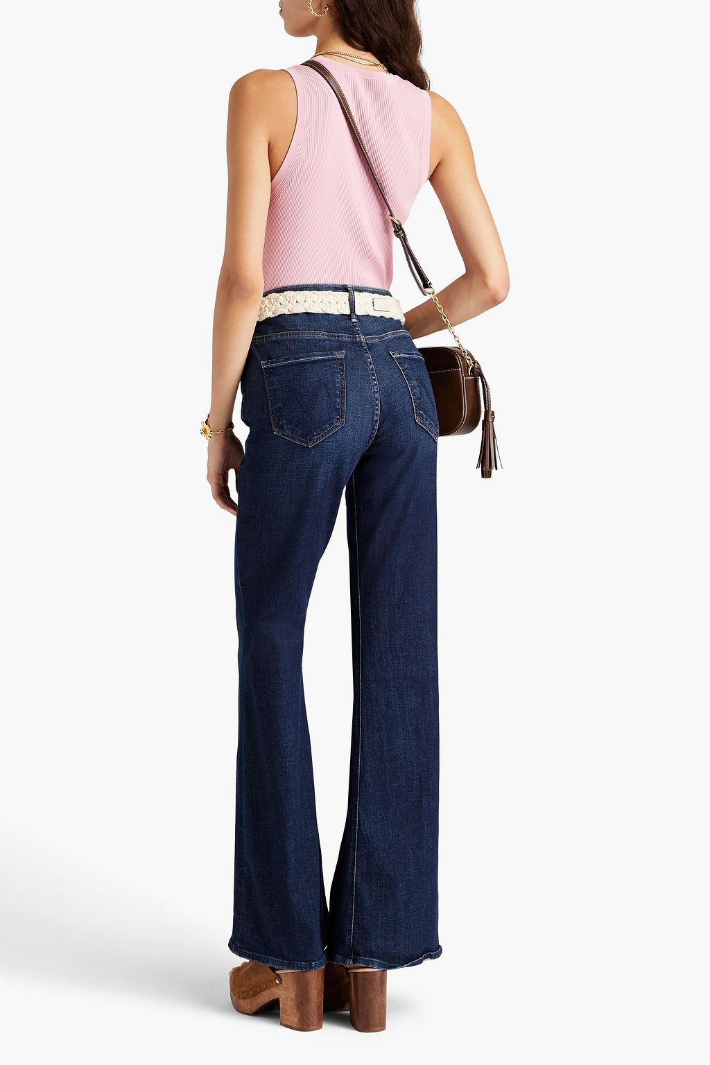 ZIMMERMANN Ribbed-knit top