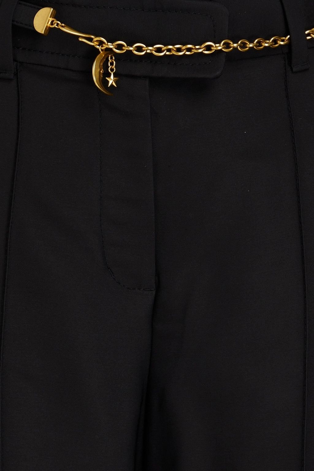 ZIMMERMANN Belted wool-blend wide-leg pants
