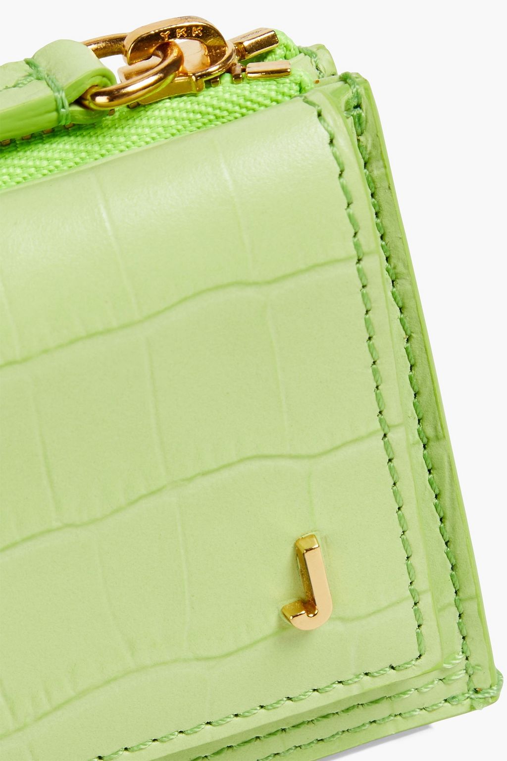 JACQUEMUS Pichoto croc-effect leather coin purse