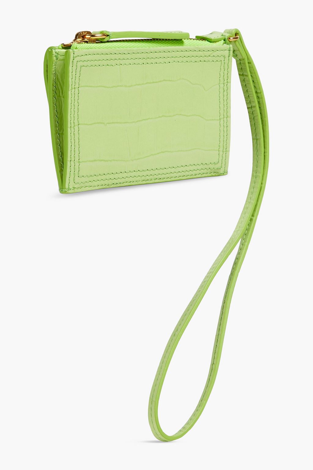 JACQUEMUS Pichoto croc-effect leather coin purse