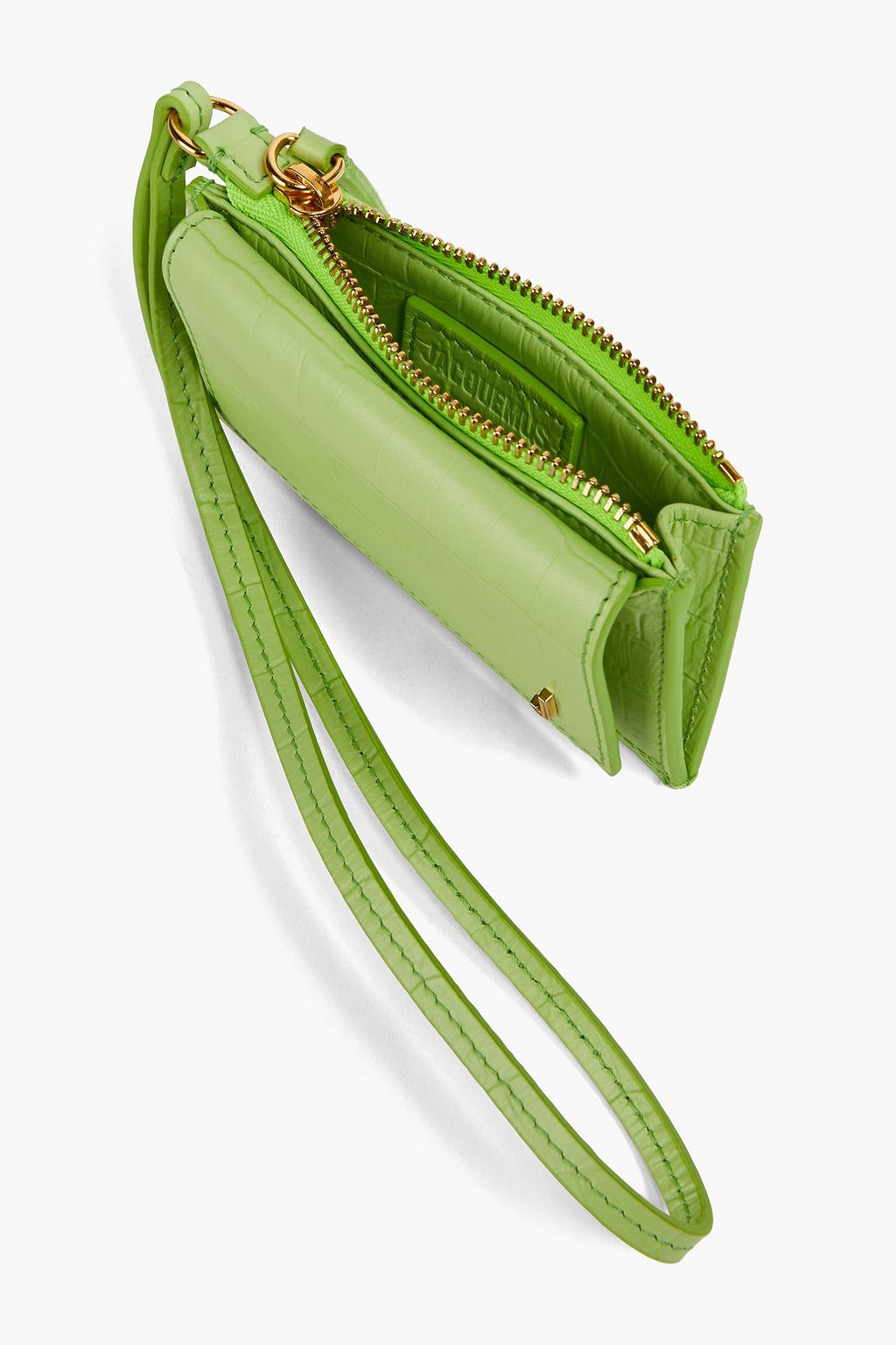 JACQUEMUS Pichoto croc-effect leather coin purse