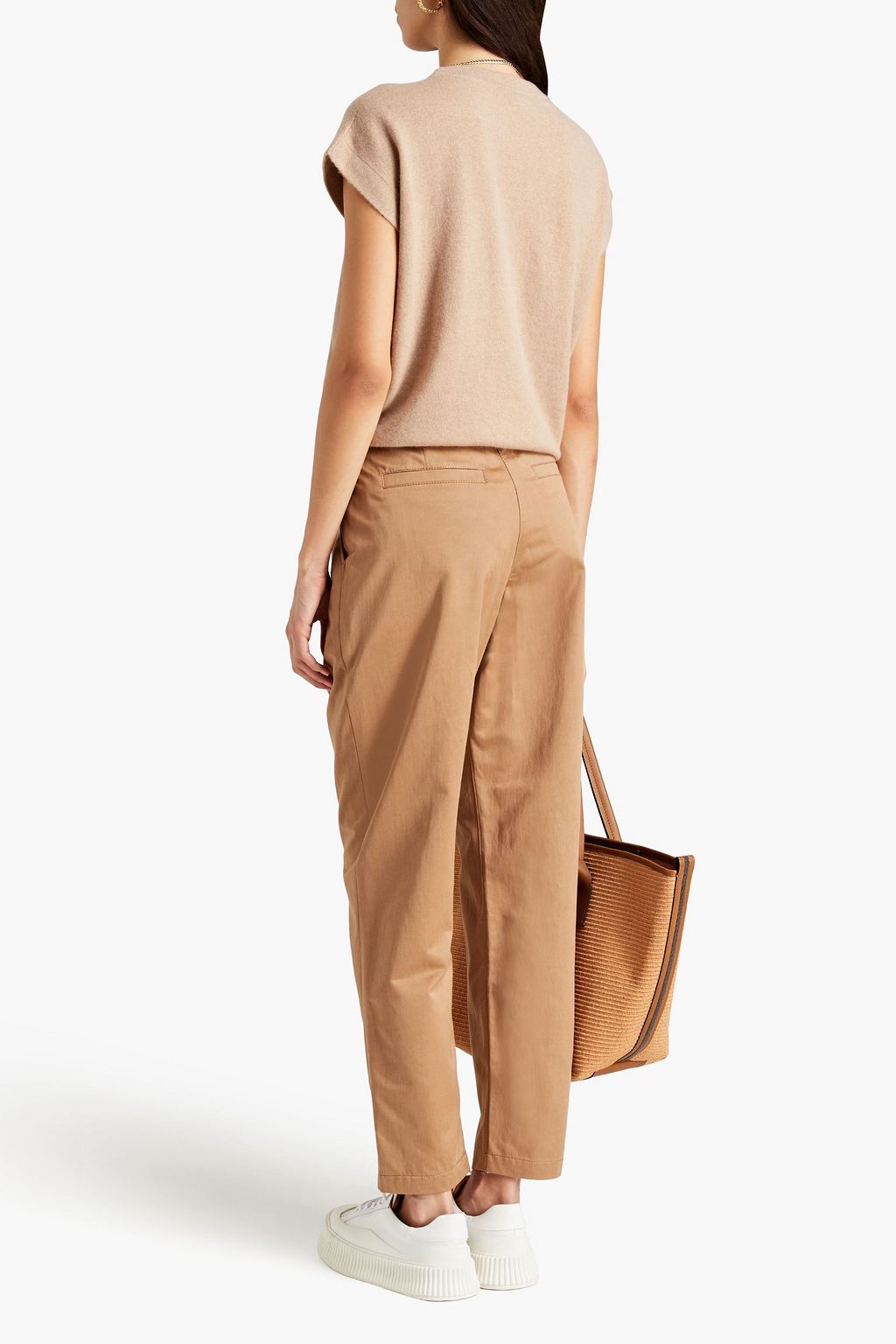 BRUNELLO CUCINELLI Karottenhose aus einer Baumwollmischung mit Falten