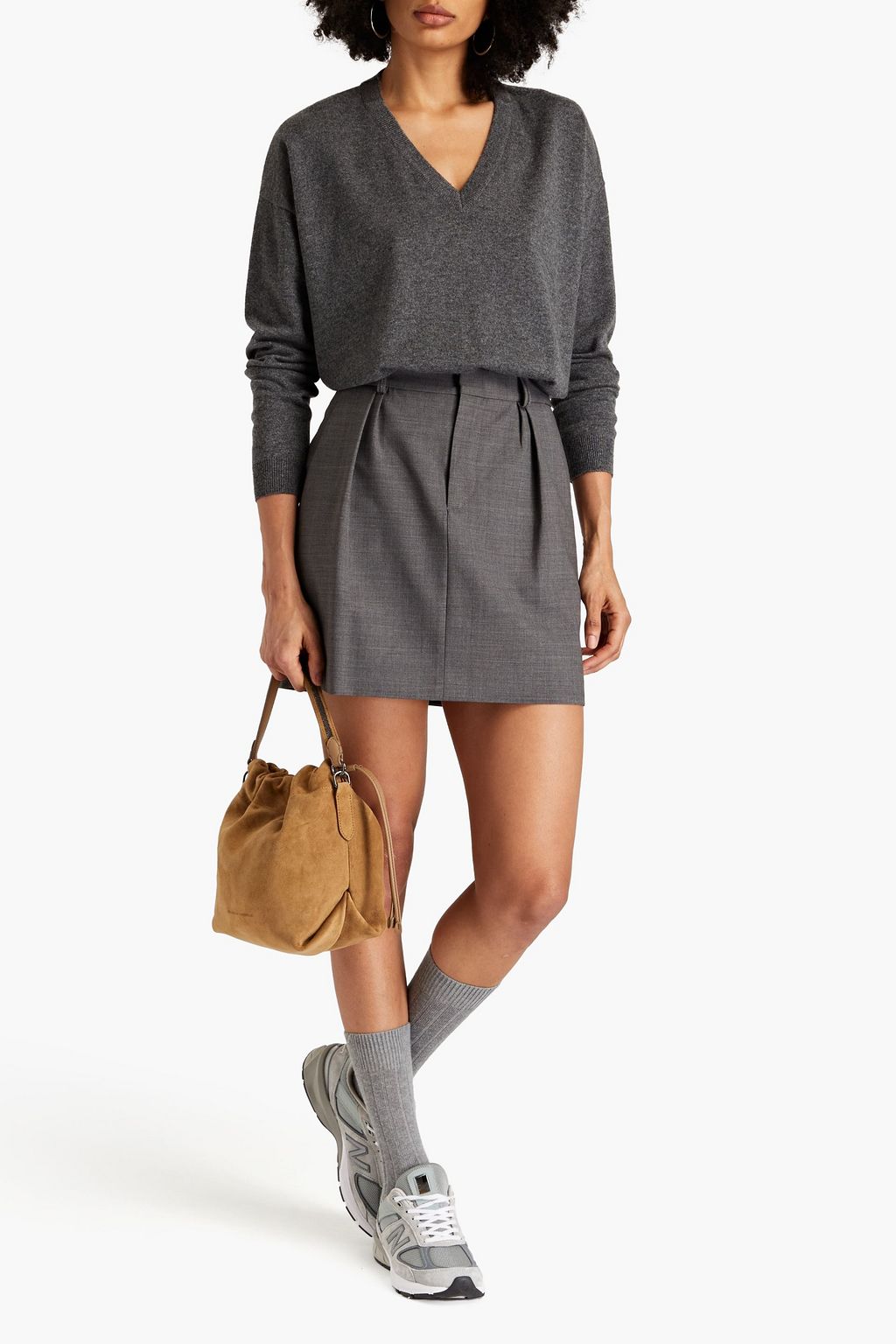 BRUNELLO CUCINELLI Bead-embellished cashmere sweater