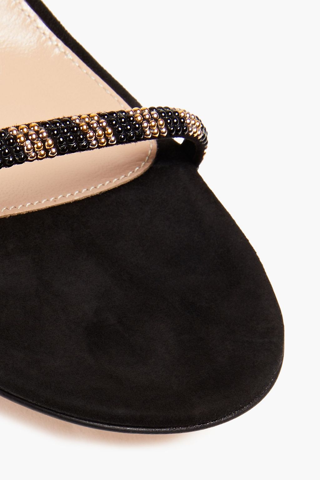 GIANVITO ROSSI Melina 70 studded suede mules