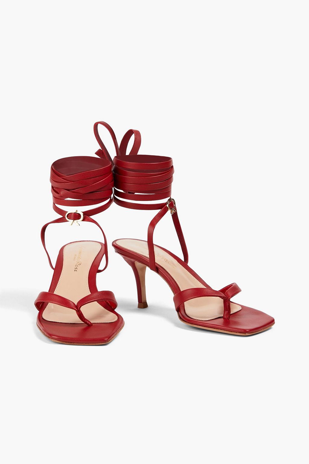 GIANVITO ROSSI Ribbon Gladiator leather sandals
