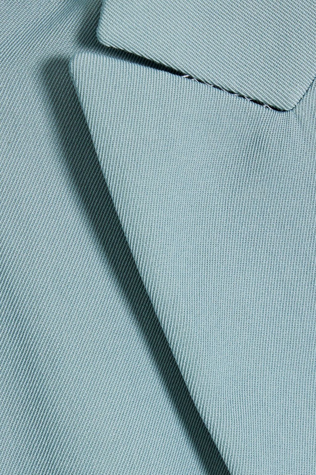 BRUNELLO CUCINELLI Wool and cotton-blend twill blazer