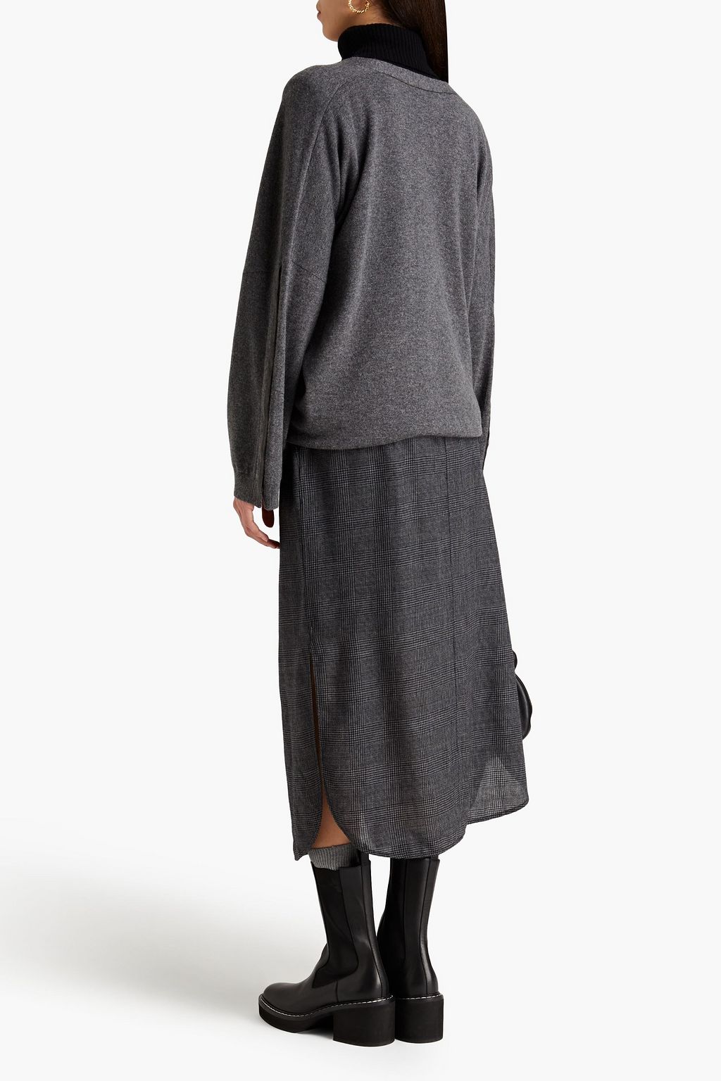 BRUNELLO CUCINELLI Bead-embellished cashmere cardigan