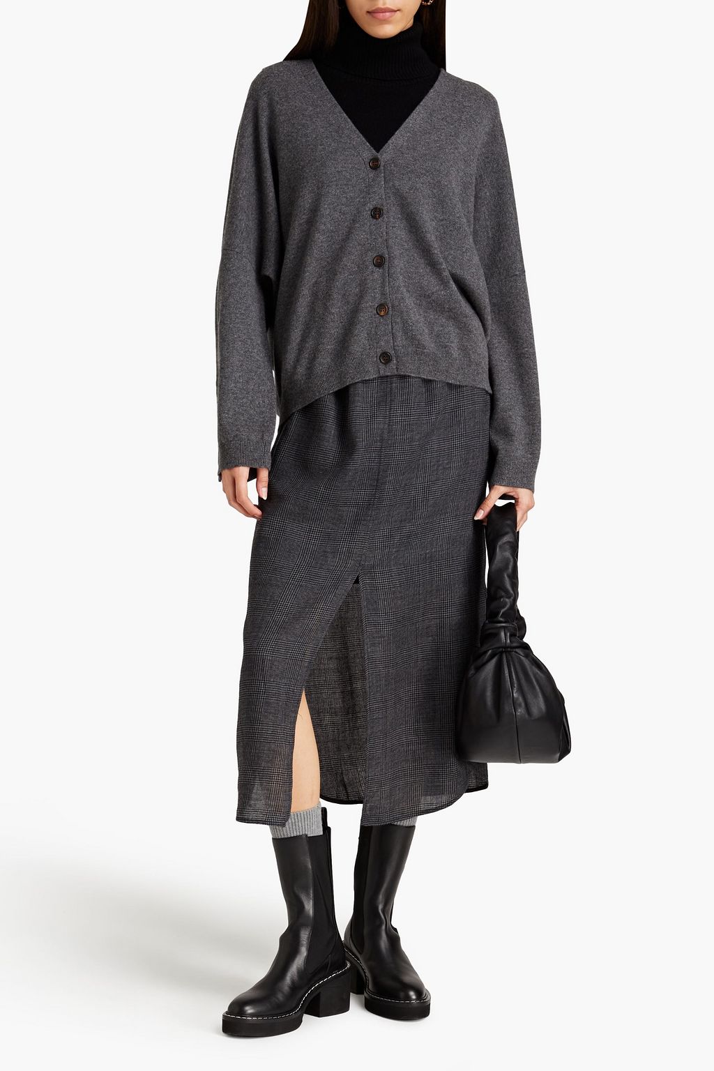 BRUNELLO CUCINELLI Bead-embellished cashmere cardigan