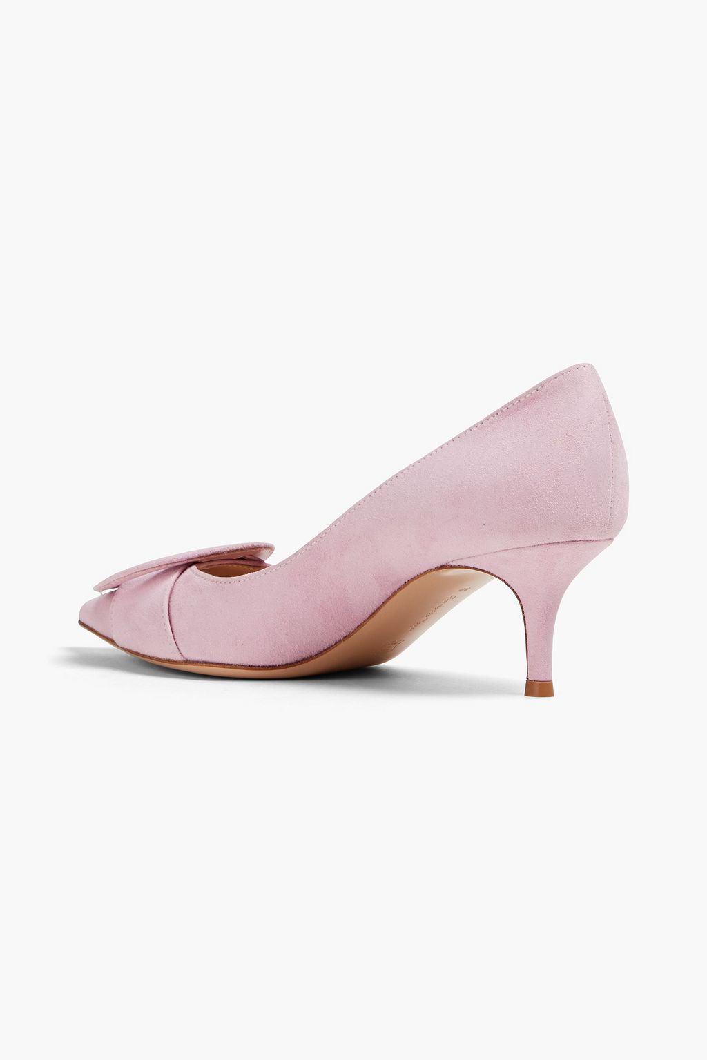 GIANVITO ROSSI Embellished suede pumps