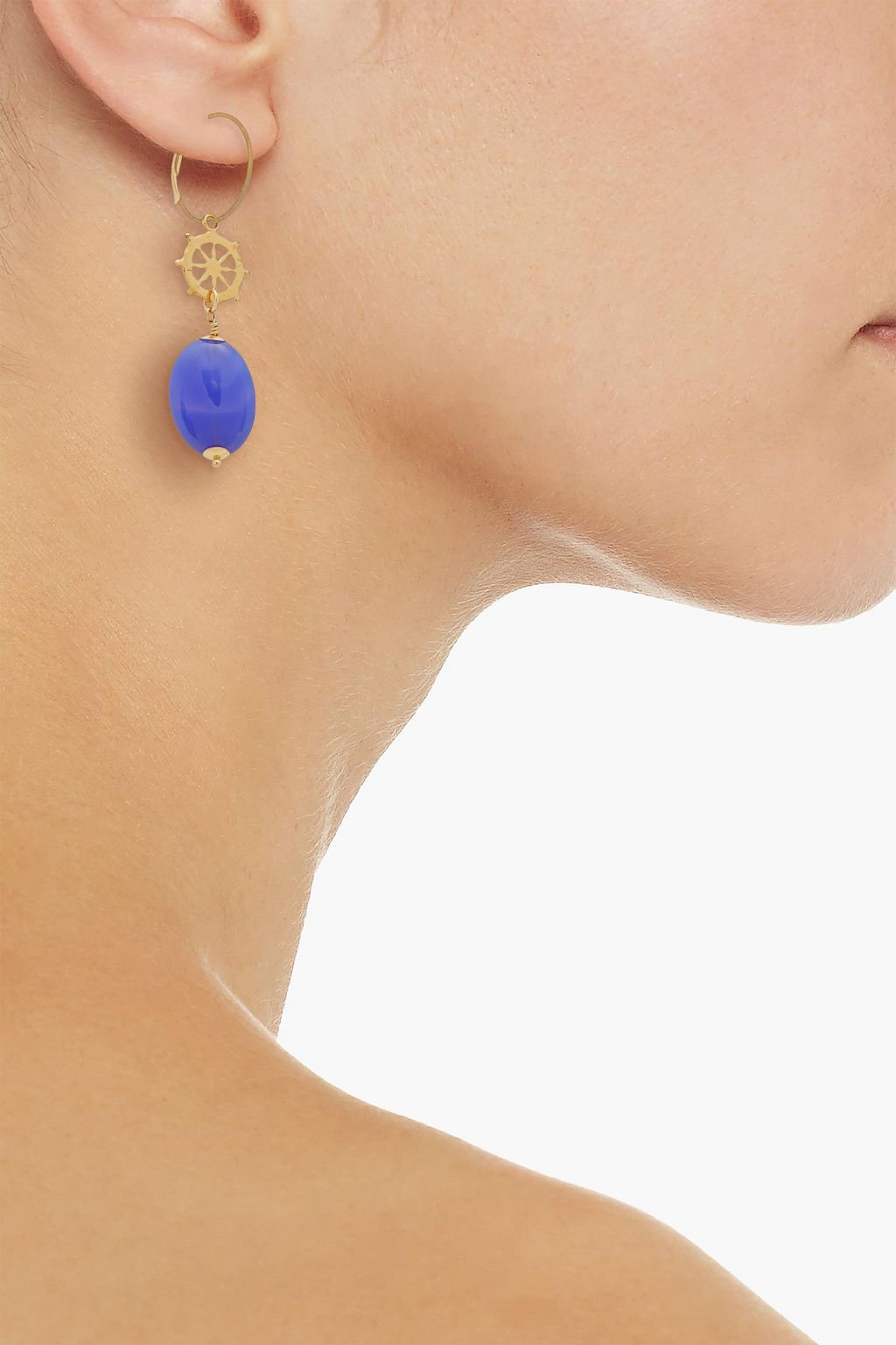 ZIMMERMANN Gold-tone stone earrings