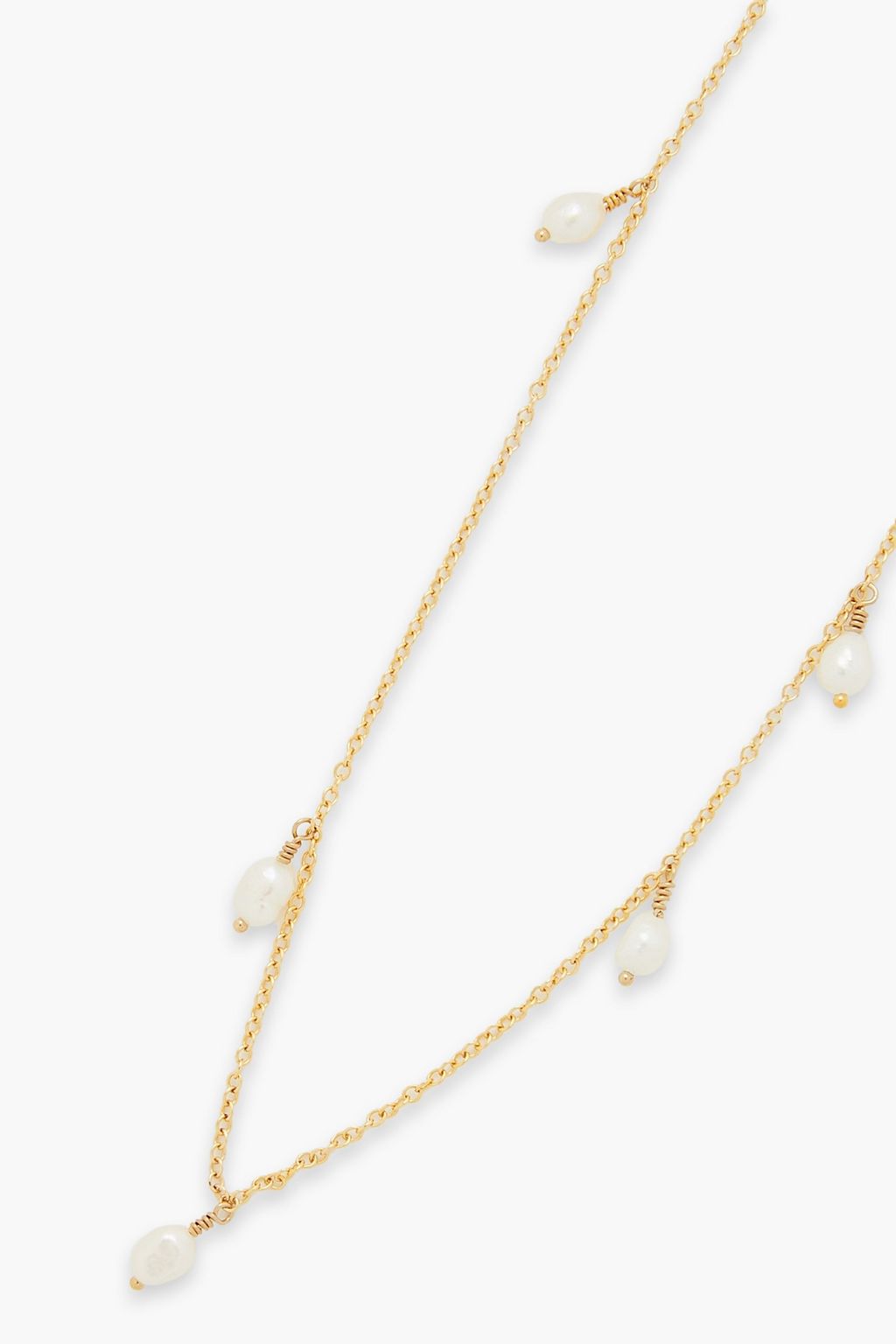 ZIMMERMANN Gold-tone faux pearl necklace
