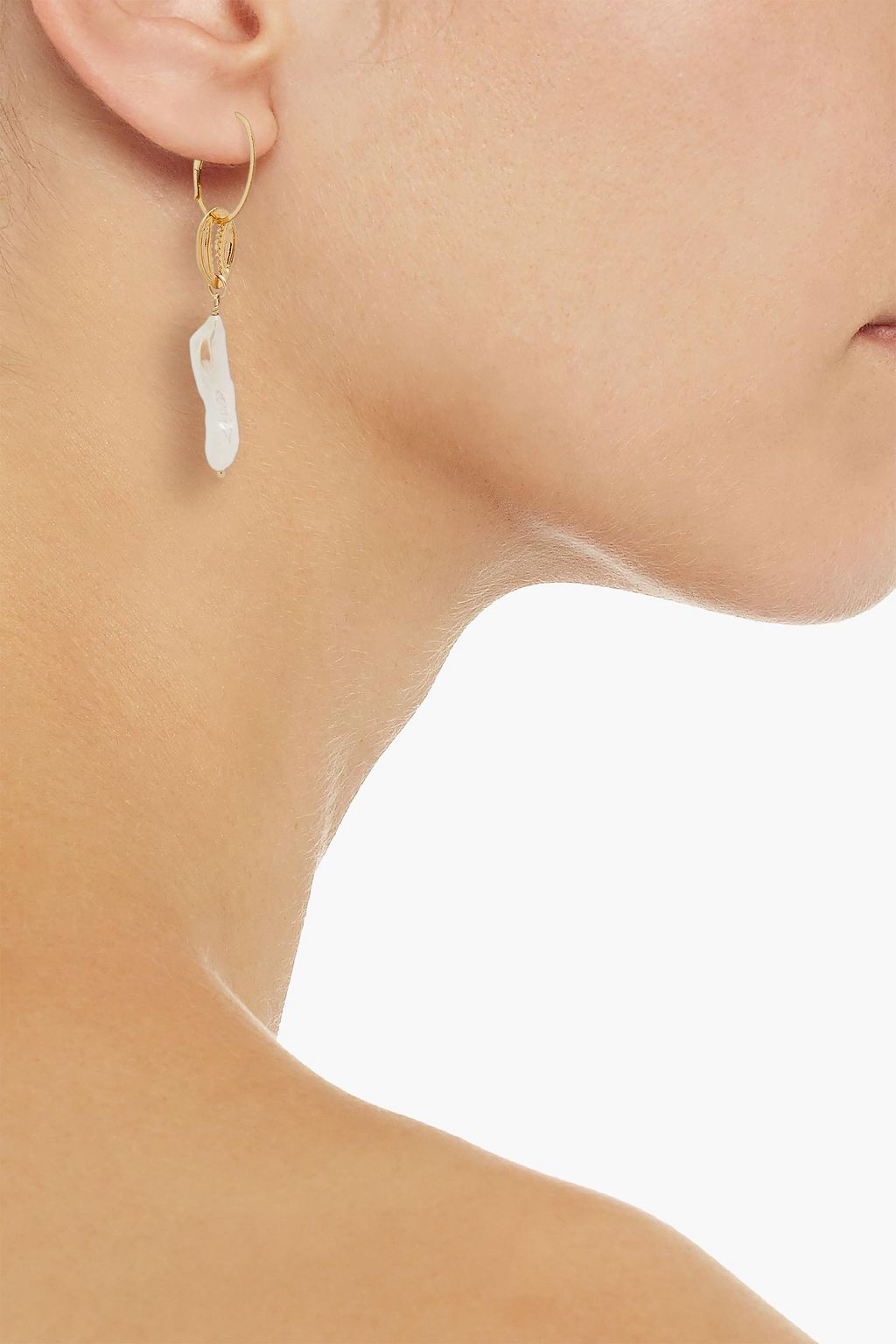 ZIMMERMANN Gold-tone faux pearl earrings