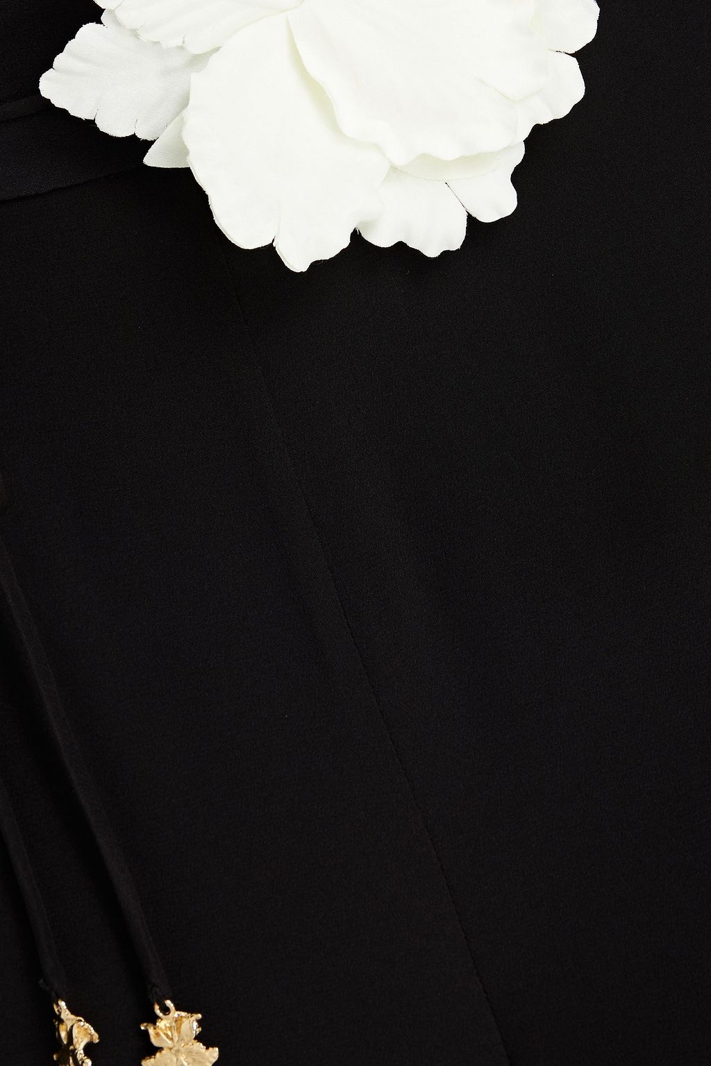 ZIMMERMANN Belted silk-satin crepe wide-leg pants