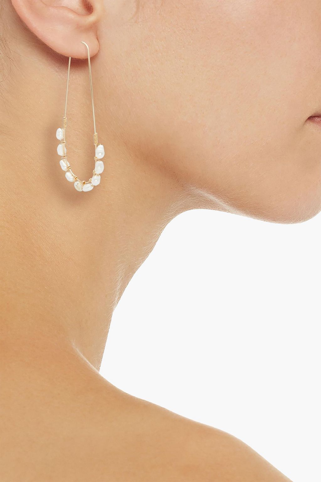 ZIMMERMANN Gold-tone faux pearl earrings
