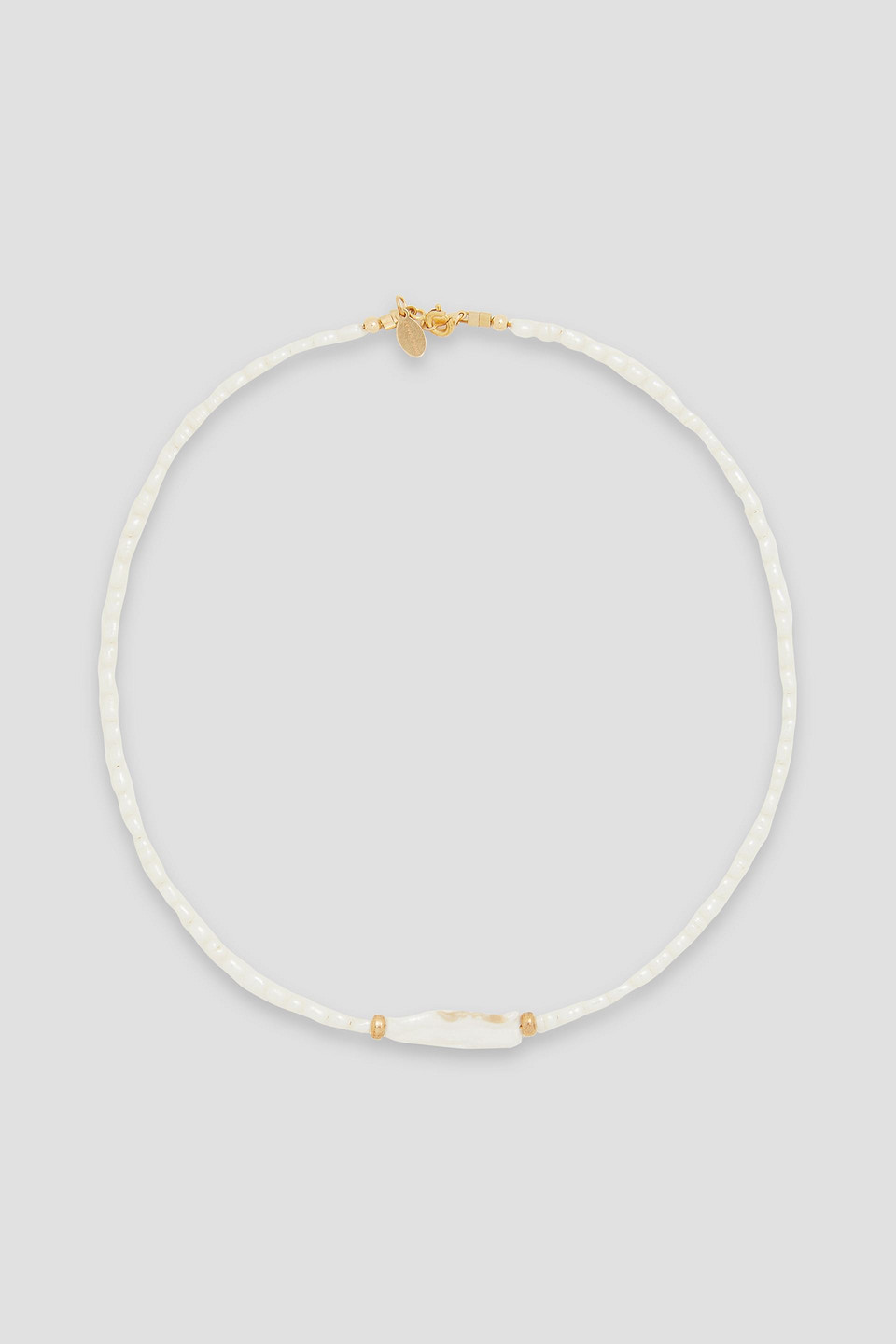 Zimmermann Faux Pearl Necklace In White