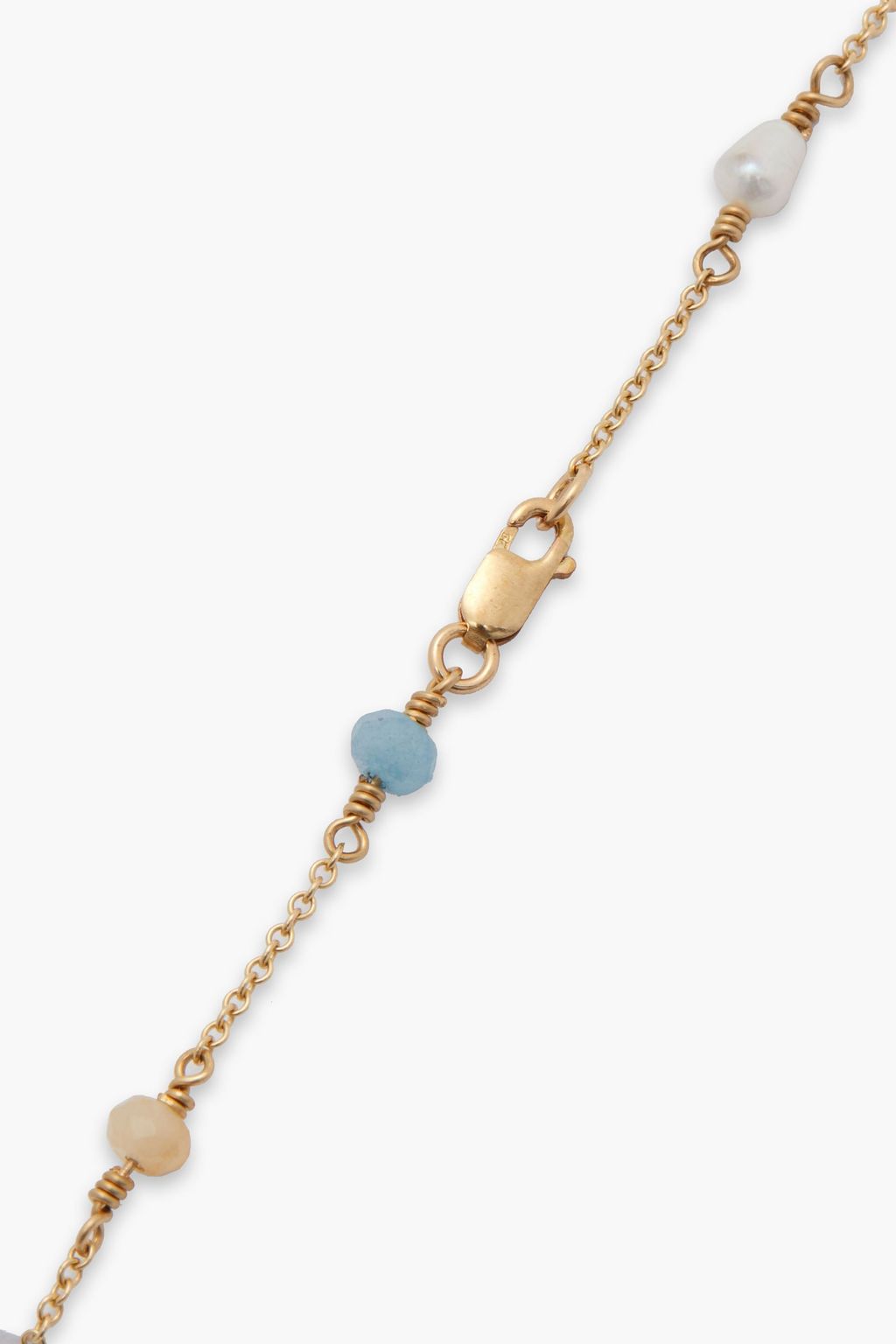 ZIMMERMANN Gold-tone, faux pearl, crystal and stone bracelet