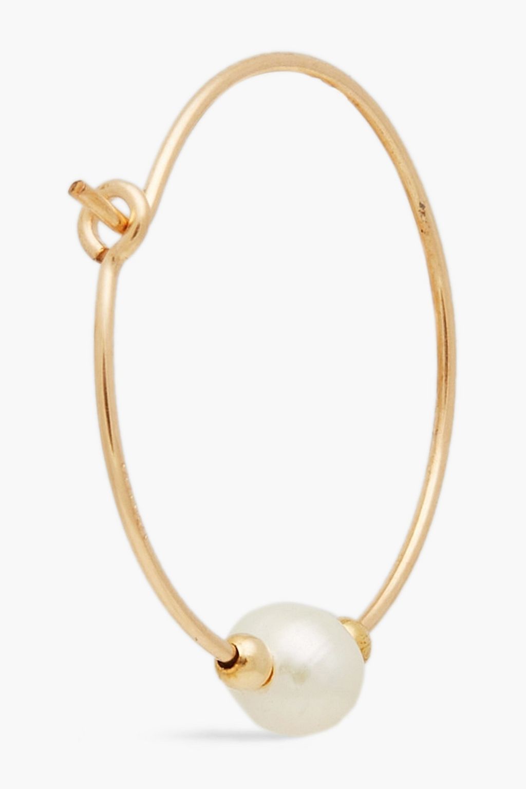 ZIMMERMANN Gold-tone faux pearl hoop earrings