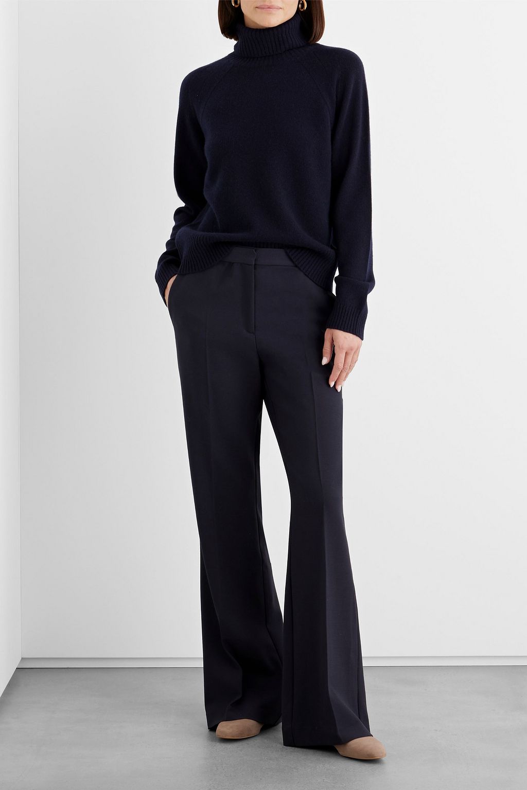 IRIS & INK Wren cashmere turtleneck sweater