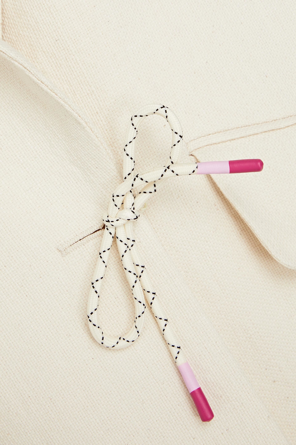 ZIMMERMANN COTTON AND LINEN-BLEND COAT