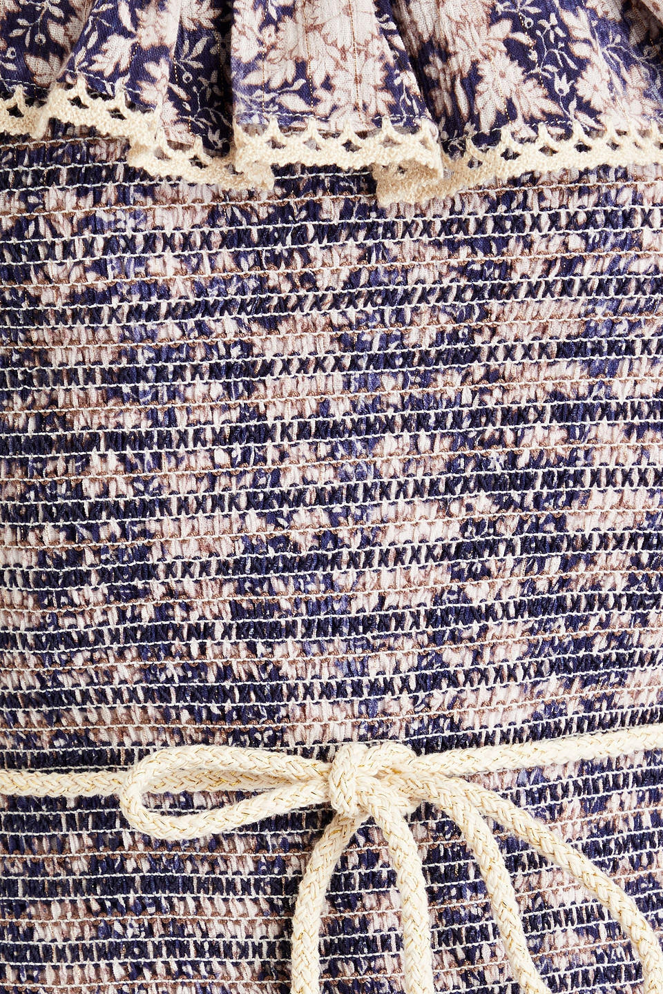 Zimmermann Vitali Midi Dress In Navy