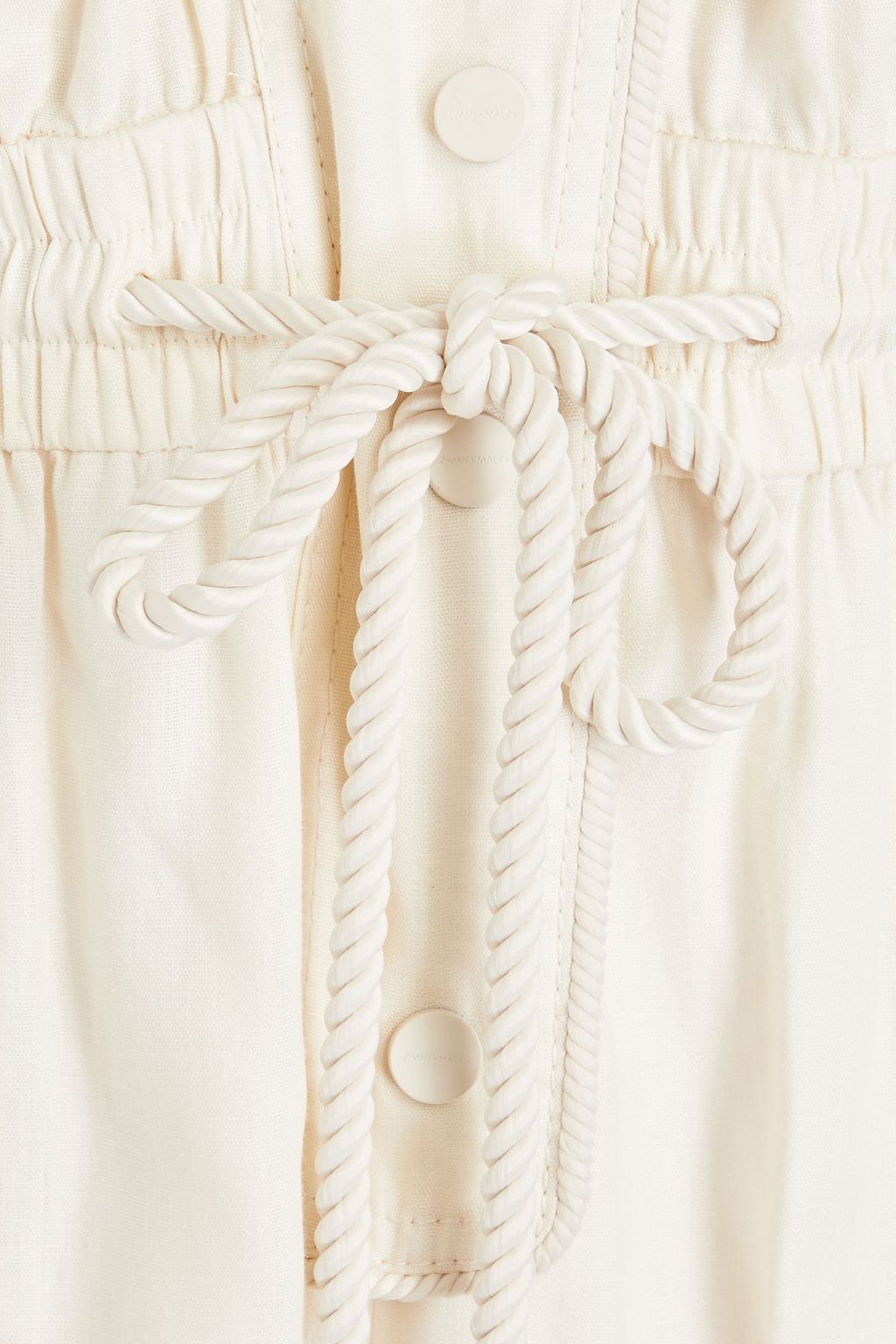 ZIMMERMANN Cropped linen jumpsuit