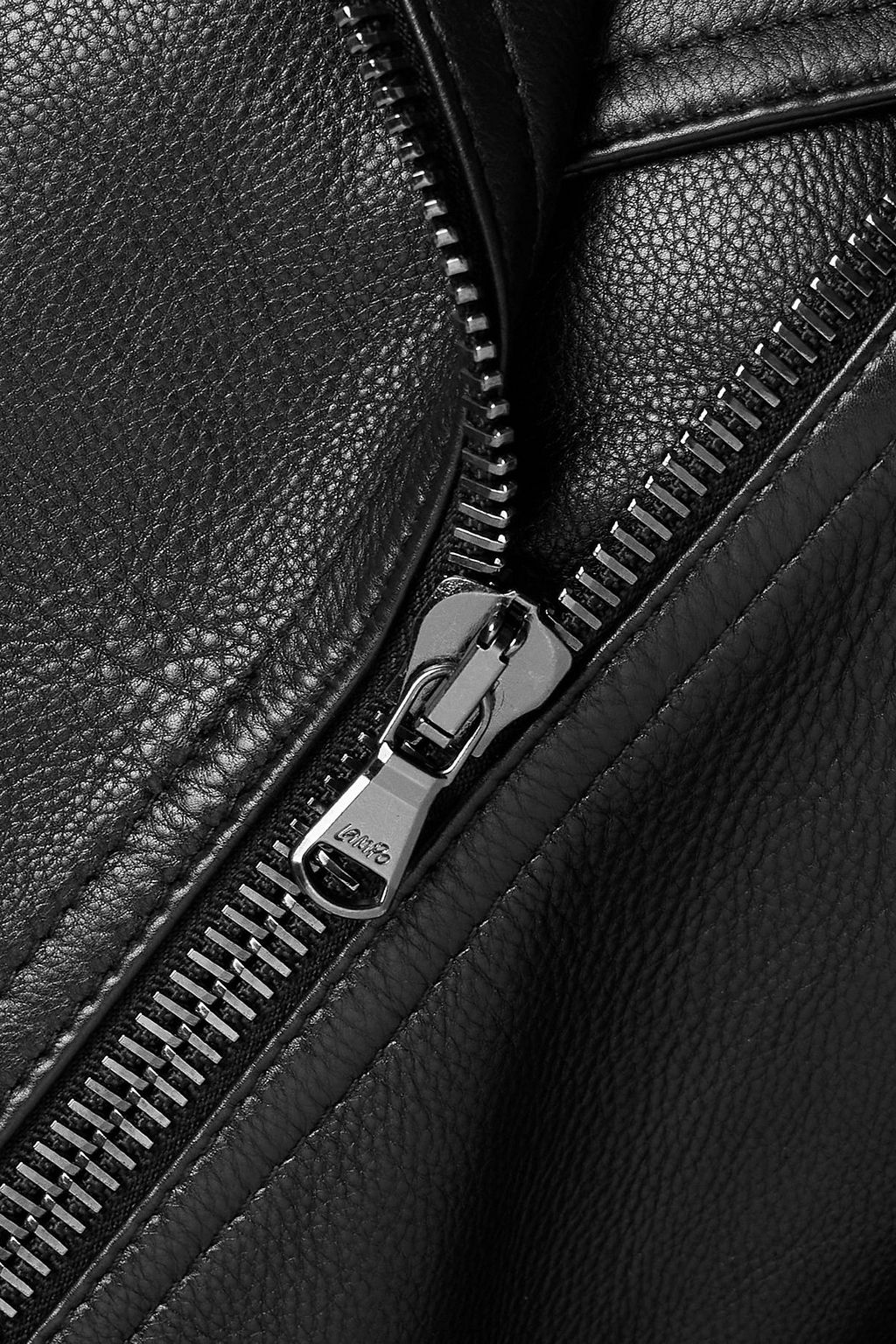 SALON 1884 Jane cropped leather biker jacket
